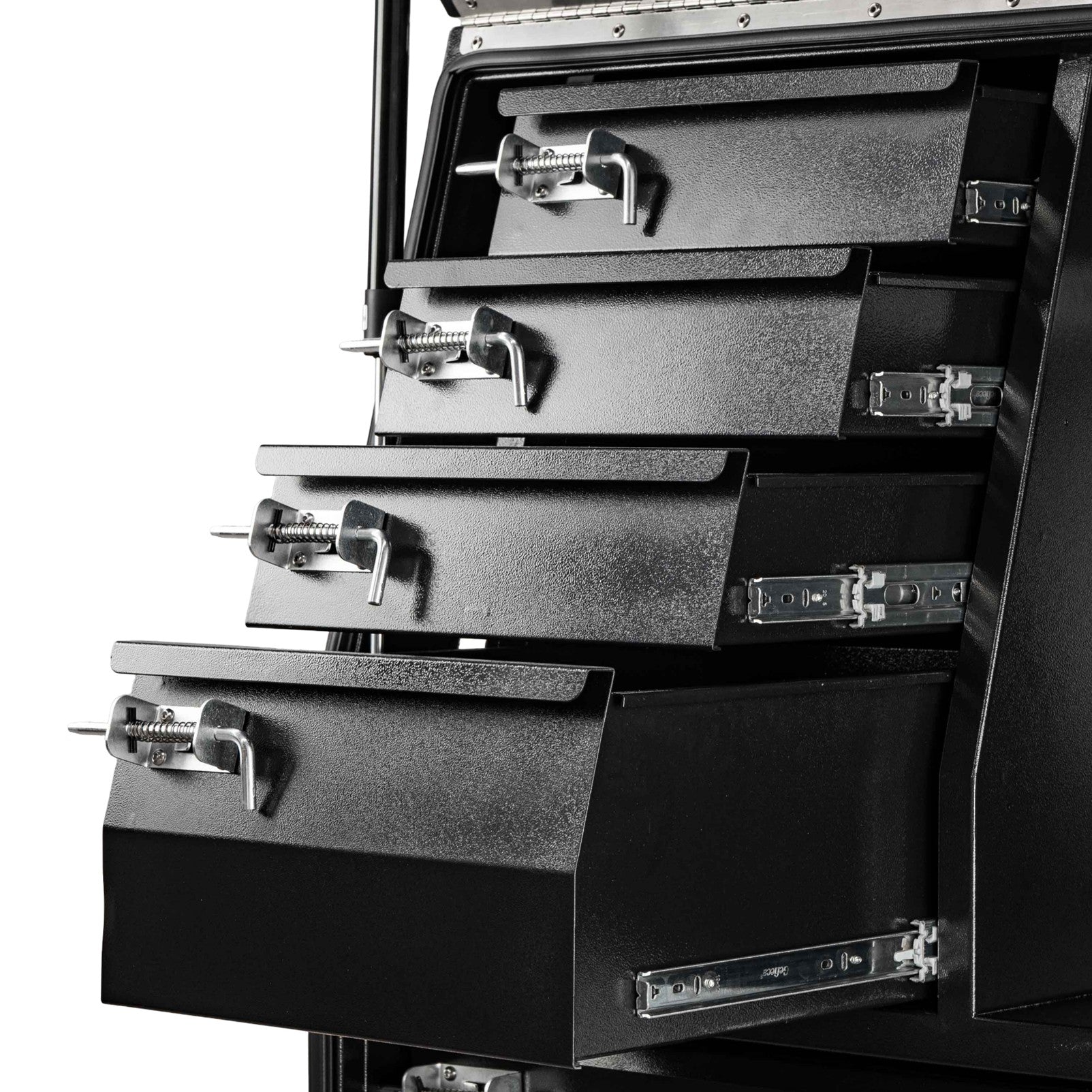 Boximus 1200mm Steel Drawer Toolbox Black | Heavy Duty 5-Drawer & Twin Whale Locks