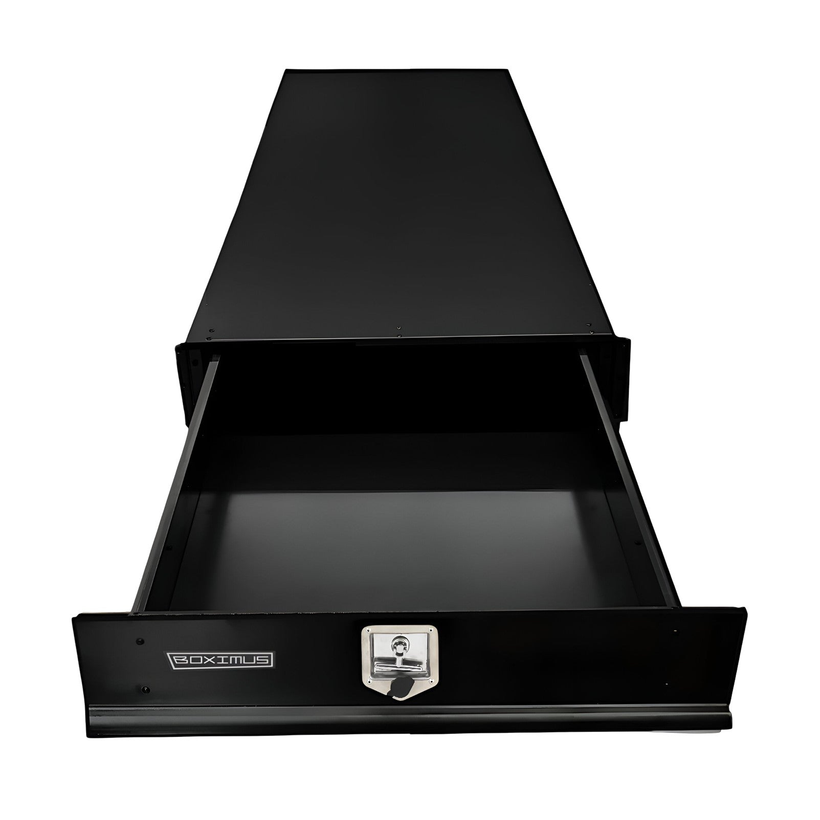 Boximus 1500mm Black Under Tray Trundle Drawer | Heavy Duty Steel 150kg Load Capacity