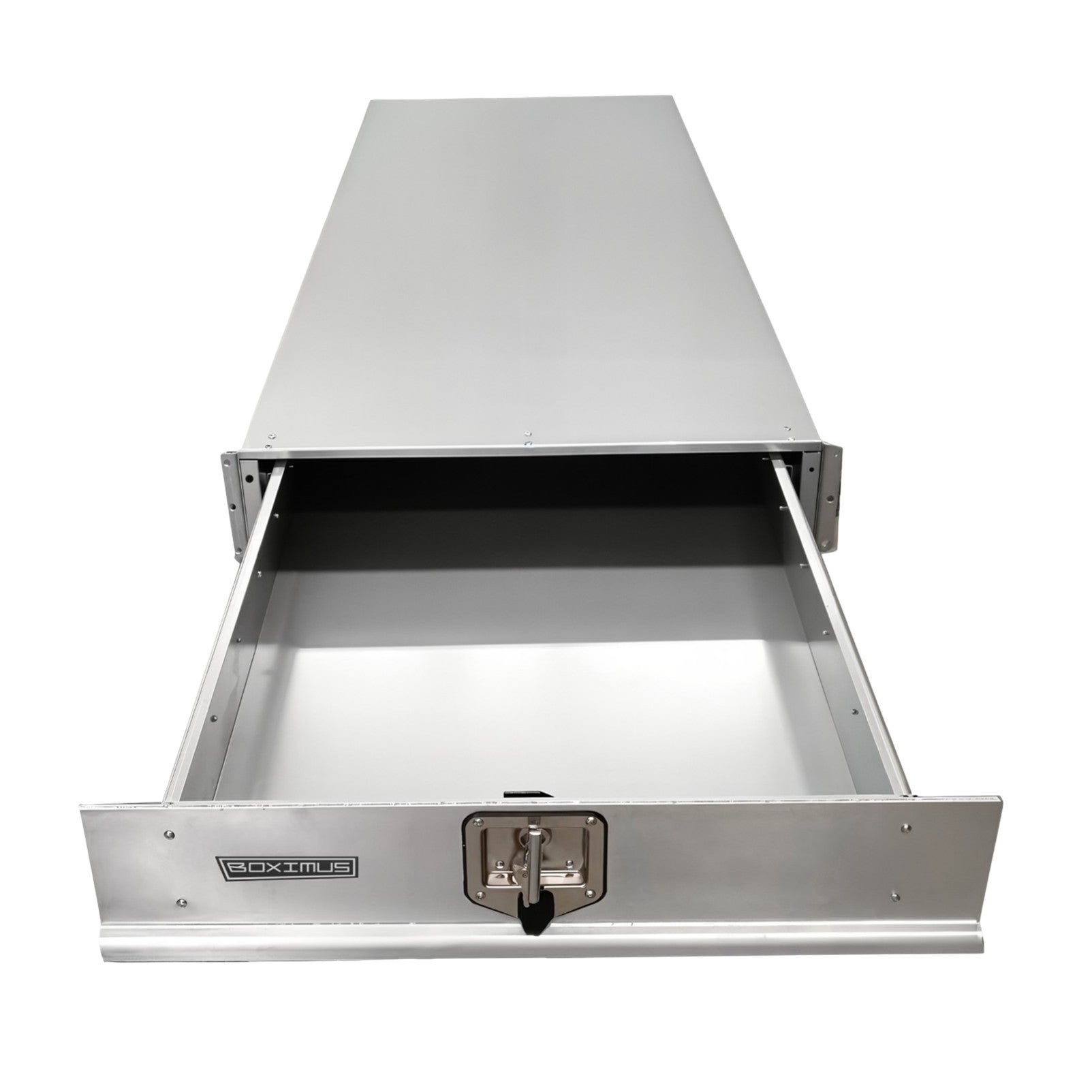 Boximus 1500mm Chrome Under Tray Trundle Drawer | Heavy Duty Steel 150kg Load Capacity