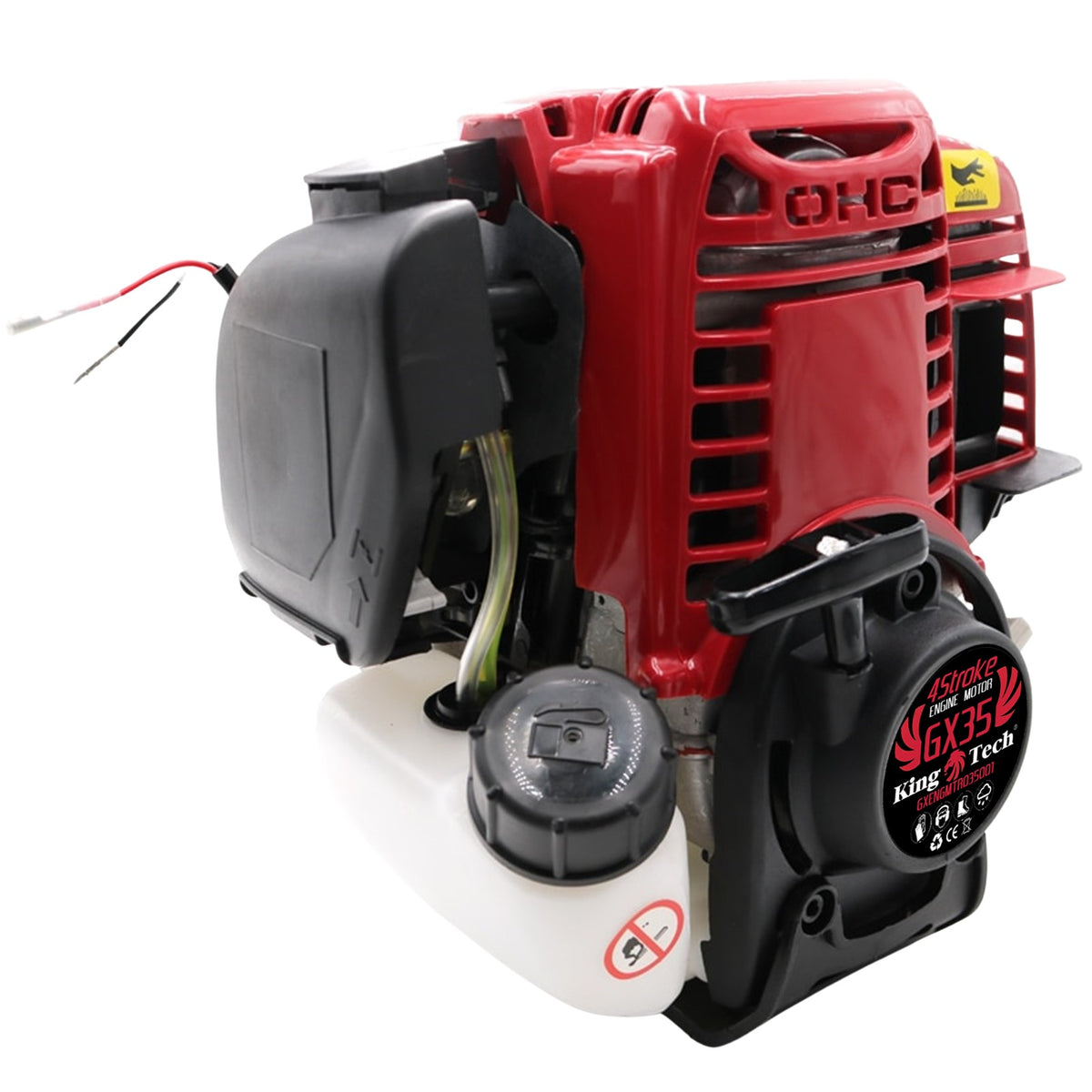 Kingtech GX35 35.8cc 4-Stroke Engine OHC | Replacement Petrol Motor 1.5kW High Output