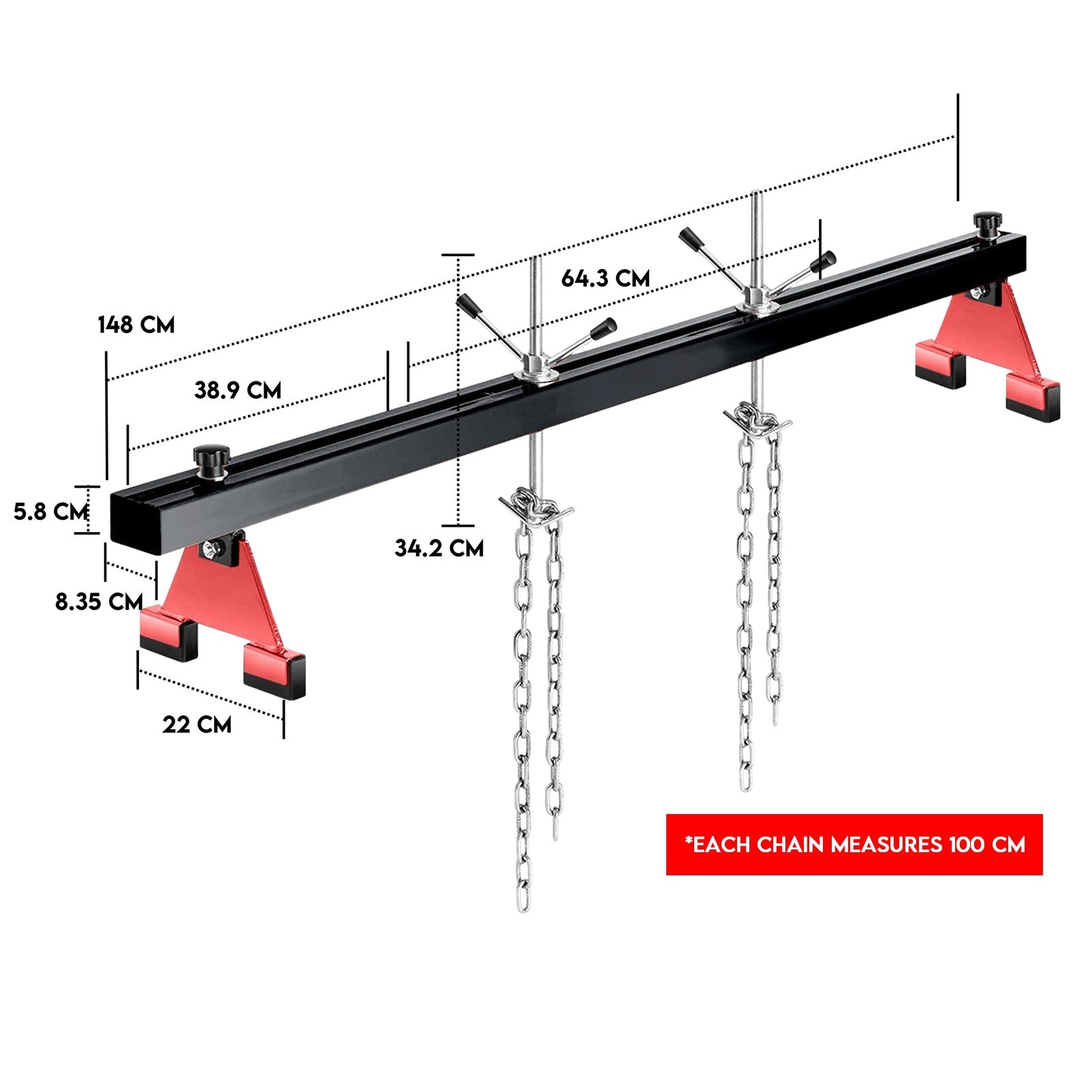 Engine Transmission Gearbox Support Beam 500KG