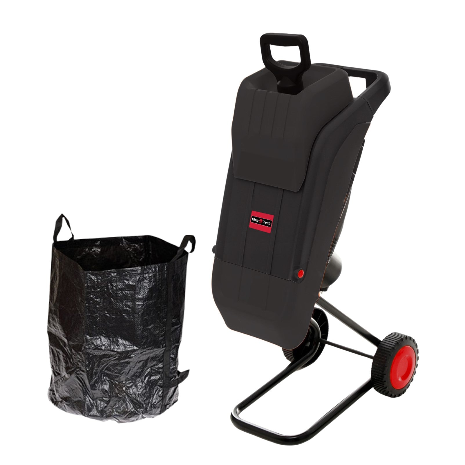 KingTech 2500W Electric Wood Chipper & Shredder | High-Speed, Compact & Portable