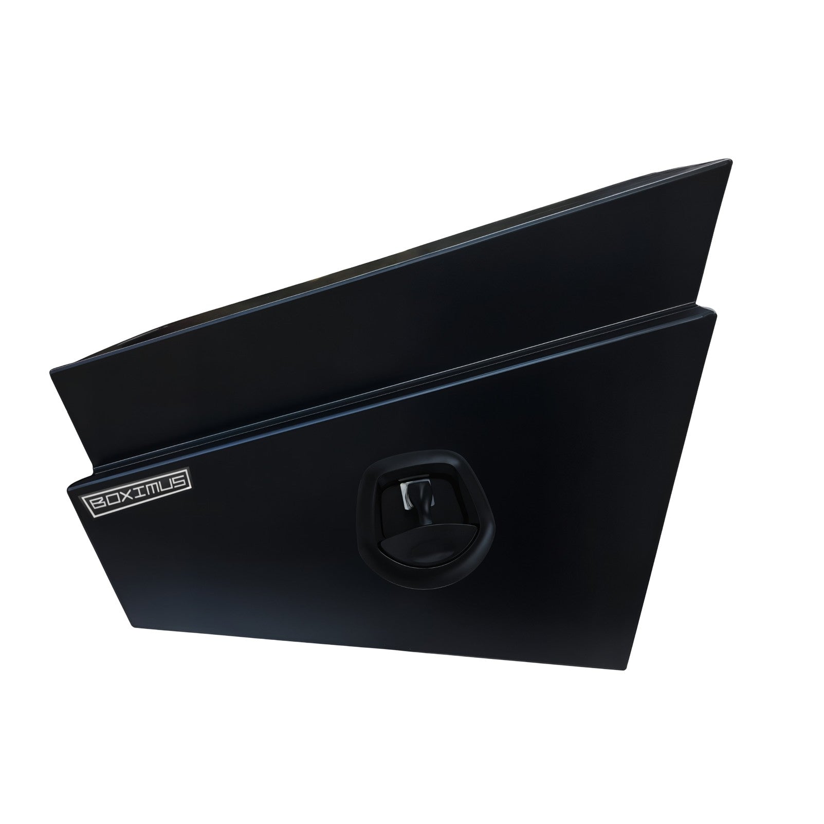 Boximus 600mm Black Aluminium Under Tray Ute Tool Boxes | 1.5mm Sealed Toolbox Pair Set