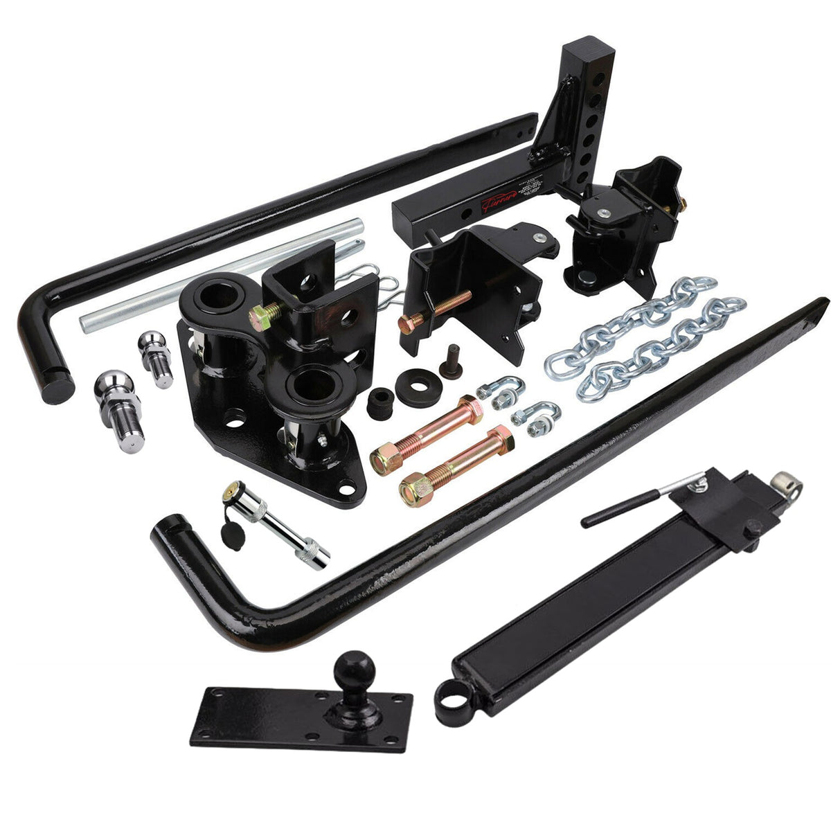 Fiernero 365Kg Tow Weight Distribution Hitch Caravan System Balancer Dual Sway Control