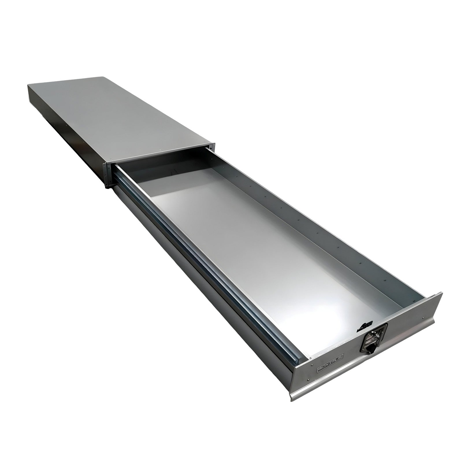 Boximus 1500mm Chrome Under Tray Trundle Drawer | Heavy Duty Steel 150kg Load Capacity