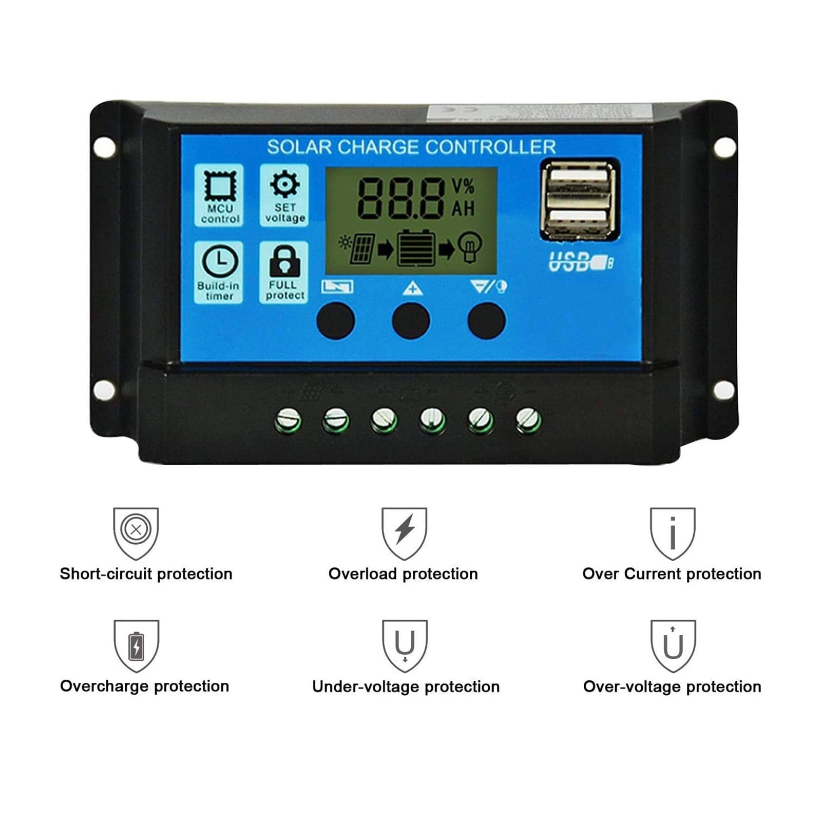 KingTech 24V Solar Power Automatic Single Swing Gate Opener Kit 300kg per Leaf Max 3.5m