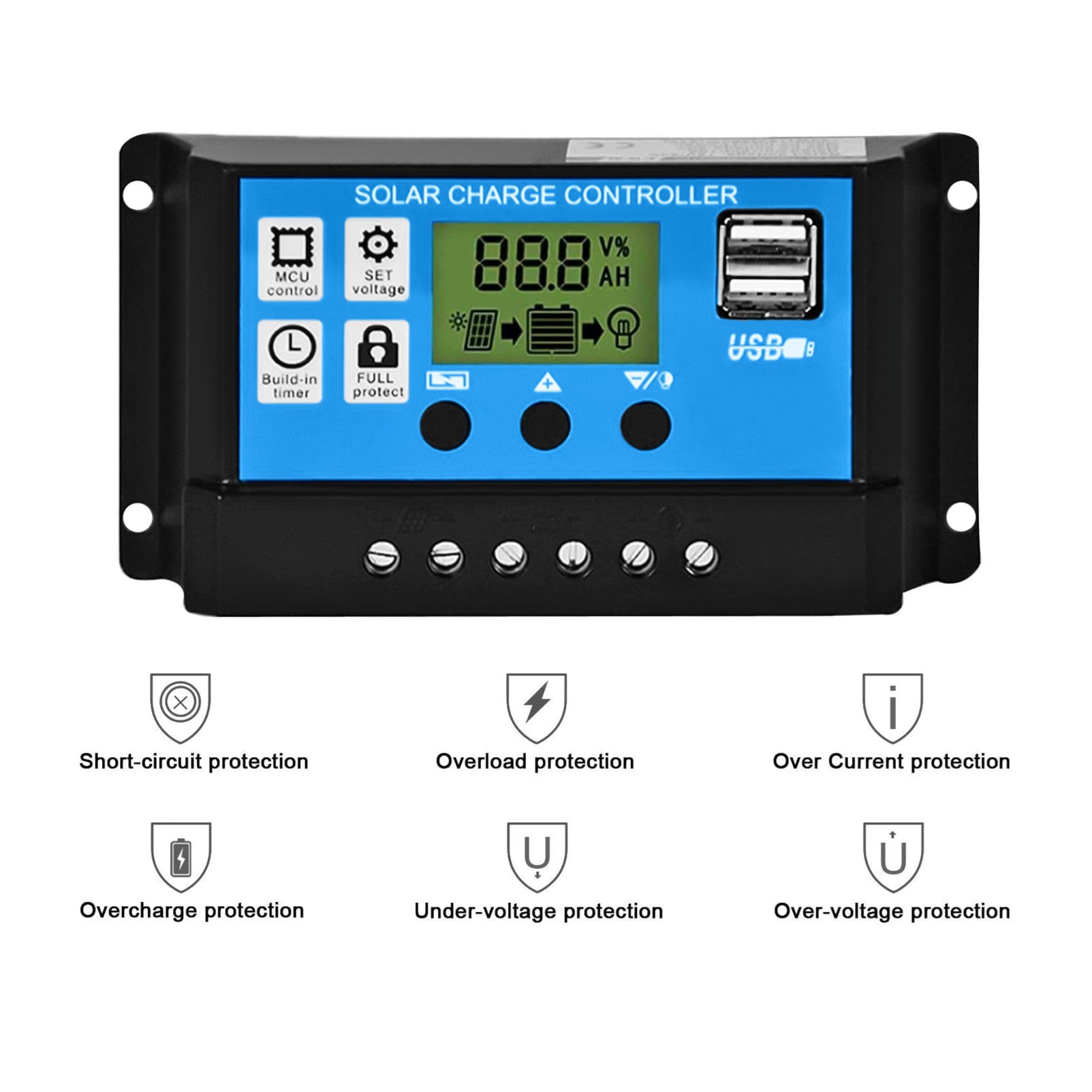 KingTech 40W Solar Powered Automatic Double Swing Gate Opener Kit | 350kg per Leaf Max