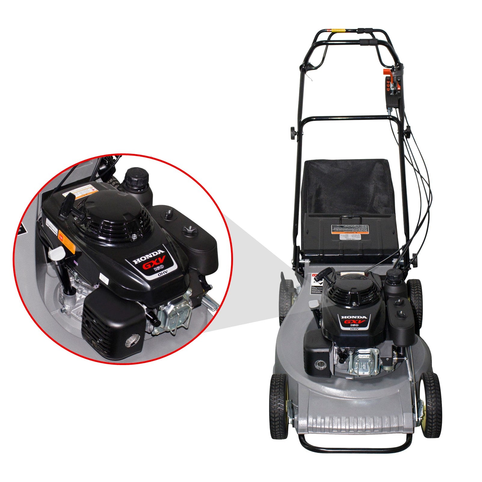 Honda GXV160 5.5HP Lawn Mower Alloy Deck | 3-Speed & 4 Blade Self-Propelled by KingTech