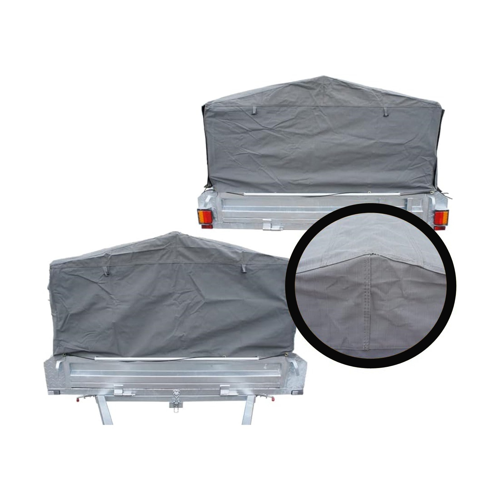 Trailer Cage 6x4 - 900 mm PVC Cover Weatherproof Protection | UV-Resistant