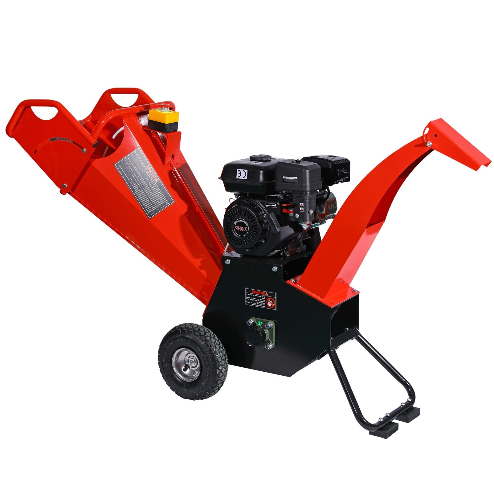 KingTech 7 HP Self-Feeding Wood Chipper & 76mm Shredder Commercial 212cc Petrol Engine