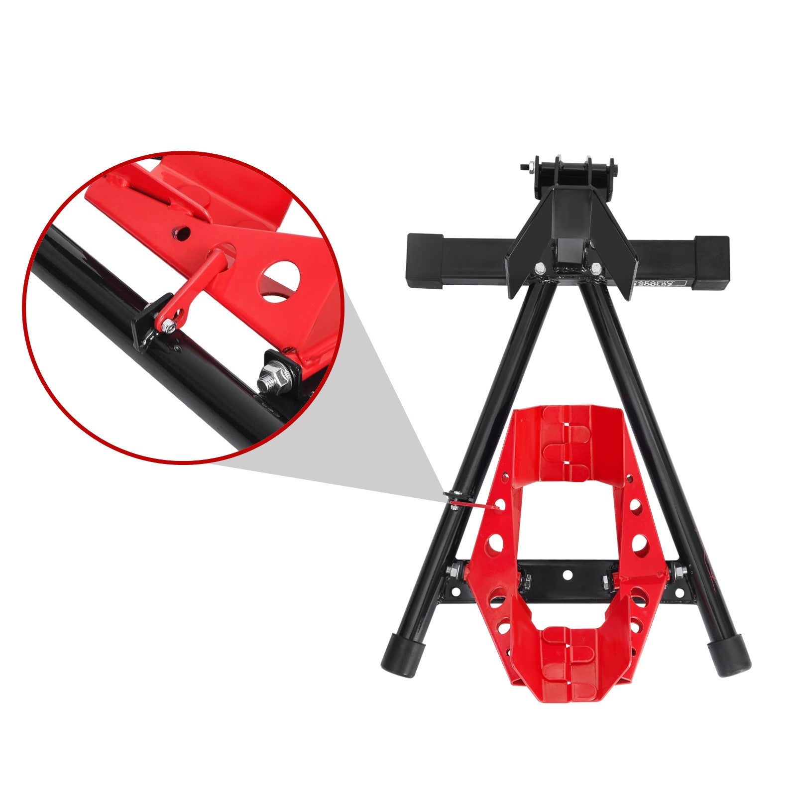 Fiernero Front Wheel Stand for Motorbikes | 110-130mm Tyre Width | Maintenance Chock