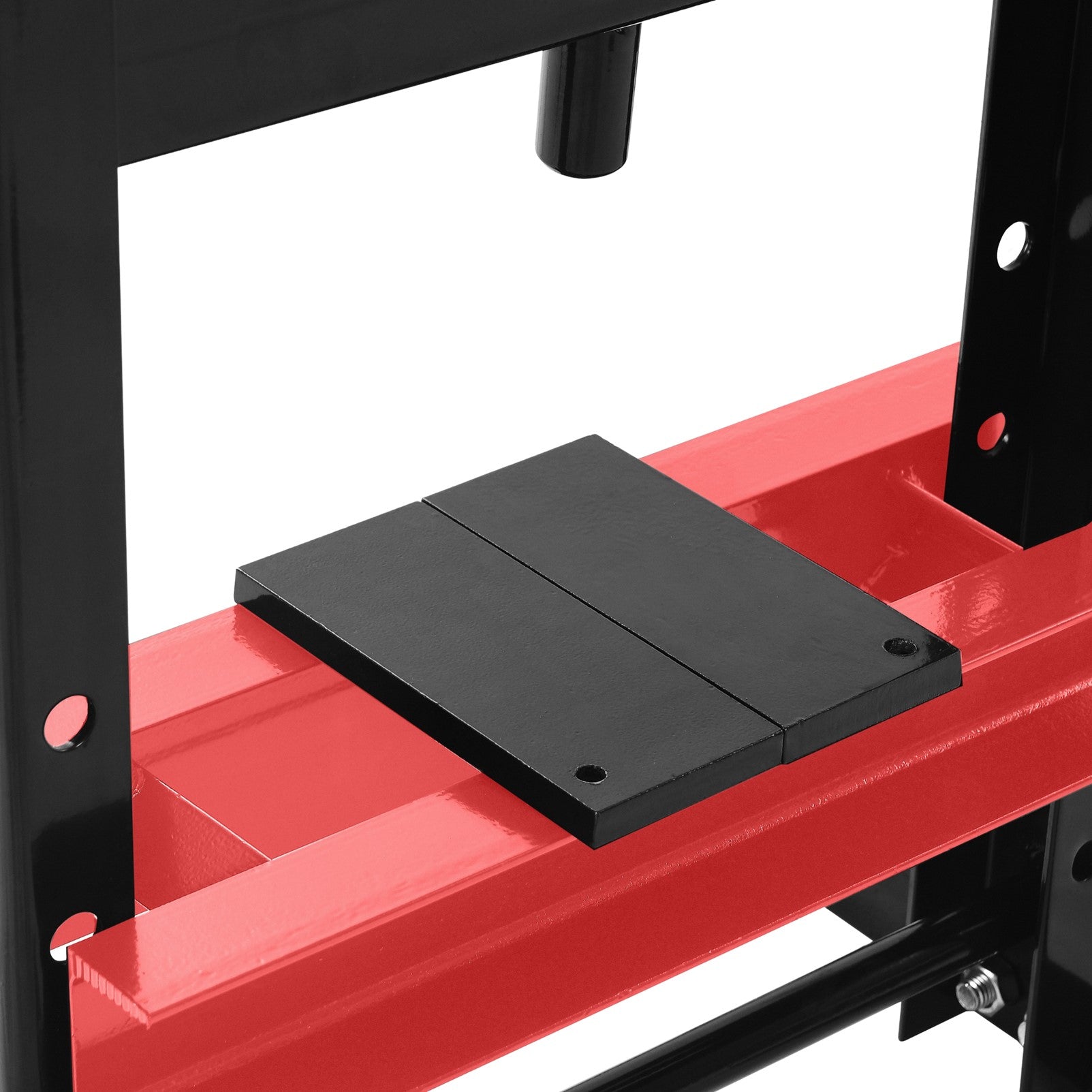 Fiernero 10 Ton Hydraulic Shop Press | H-Frame 4-Position Adjustable Table 125 mm Ram Stroke