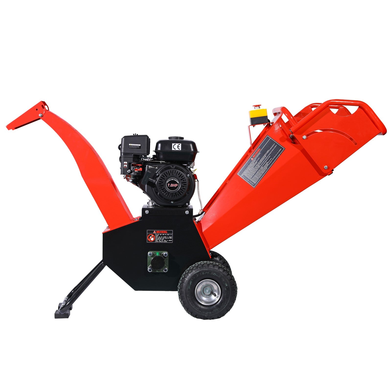 KingTech 7 HP Self-Feeding Wood Chipper & 76mm Shredder Commercial 212cc Petrol Engine