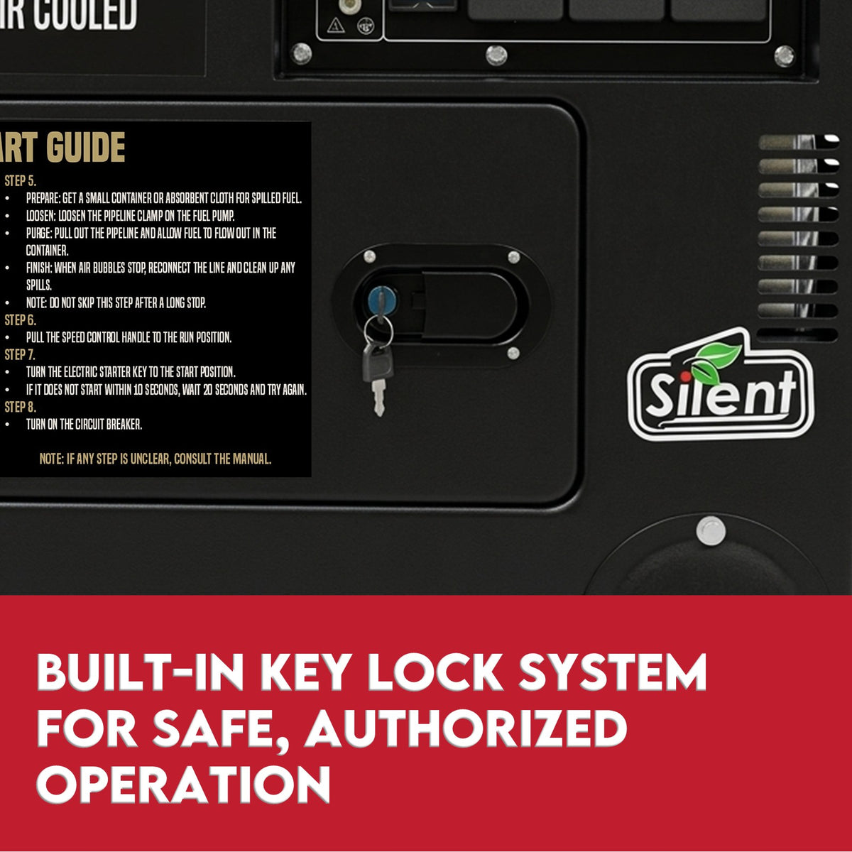 KingTech GTX68000 Silent Diesel Generator | 6kW Continuous Power | Electric Start & 74 dB
