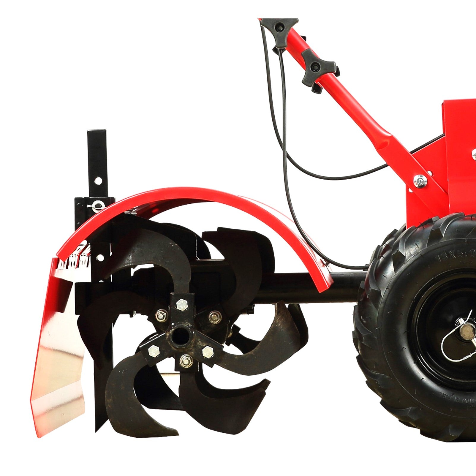 KingTech 7HP Petrol Tiller Cultivator | 212cc 4-Stroke Engine | Garden Soil Rotary Hoe