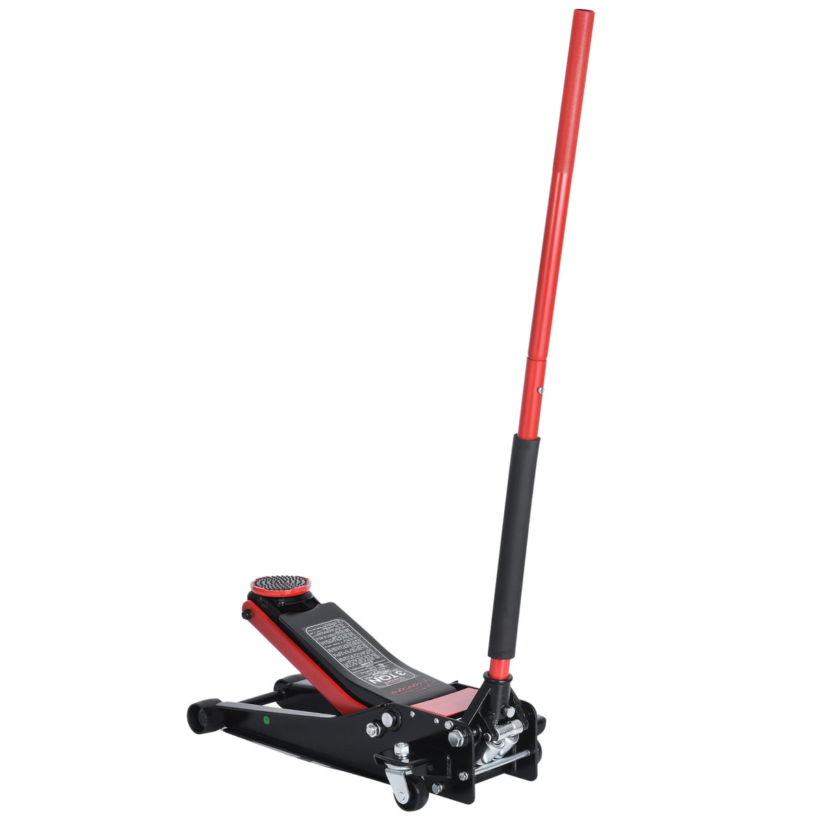 Fiernero 3 Ton Hydraulic Super Low Profile Trolley Car Floor Jack w/ Dual Quick-Lift Pump