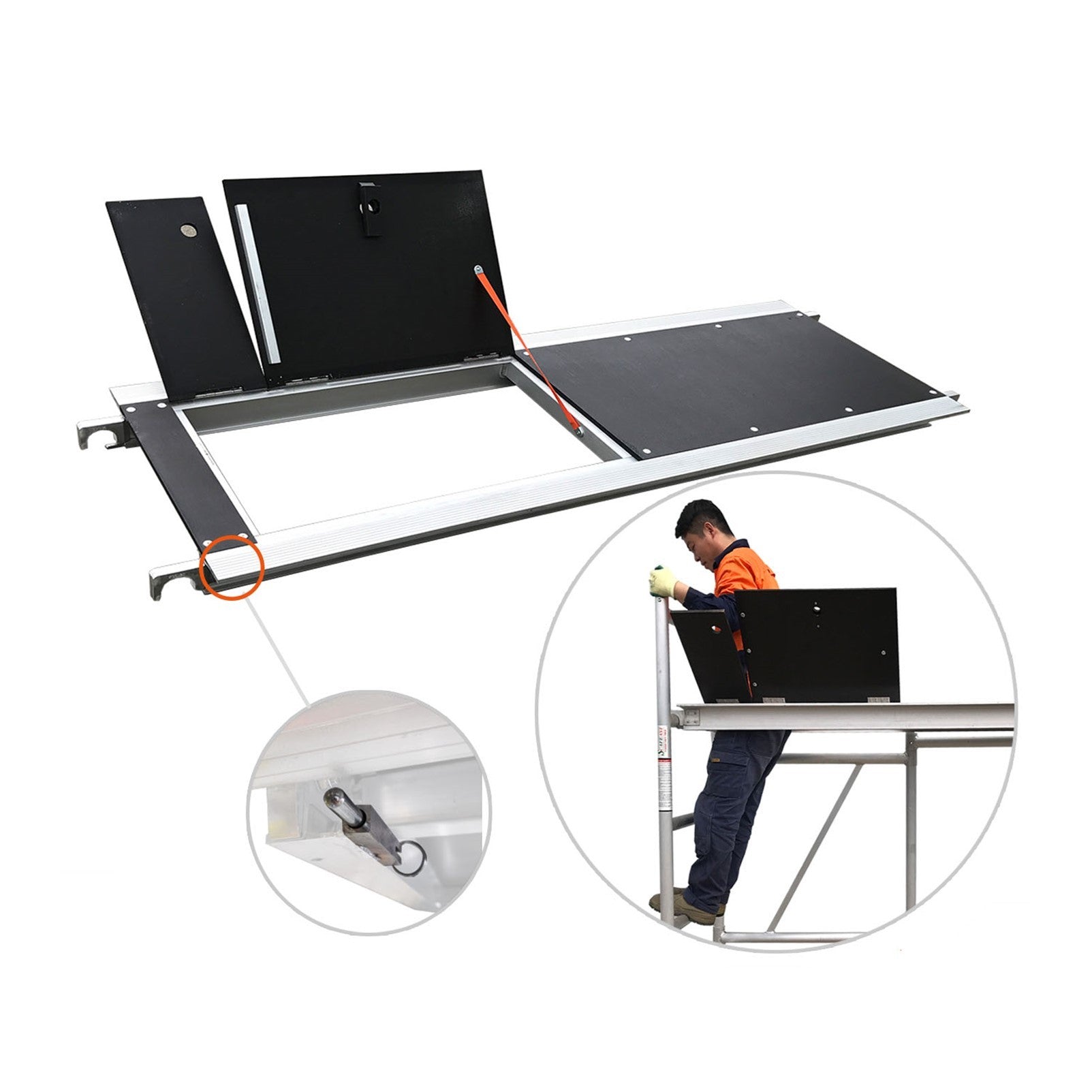 KingTech 3M Aluminium Mobile Scaffold Tower | 225 kg Load Capacity & Lockable Castors