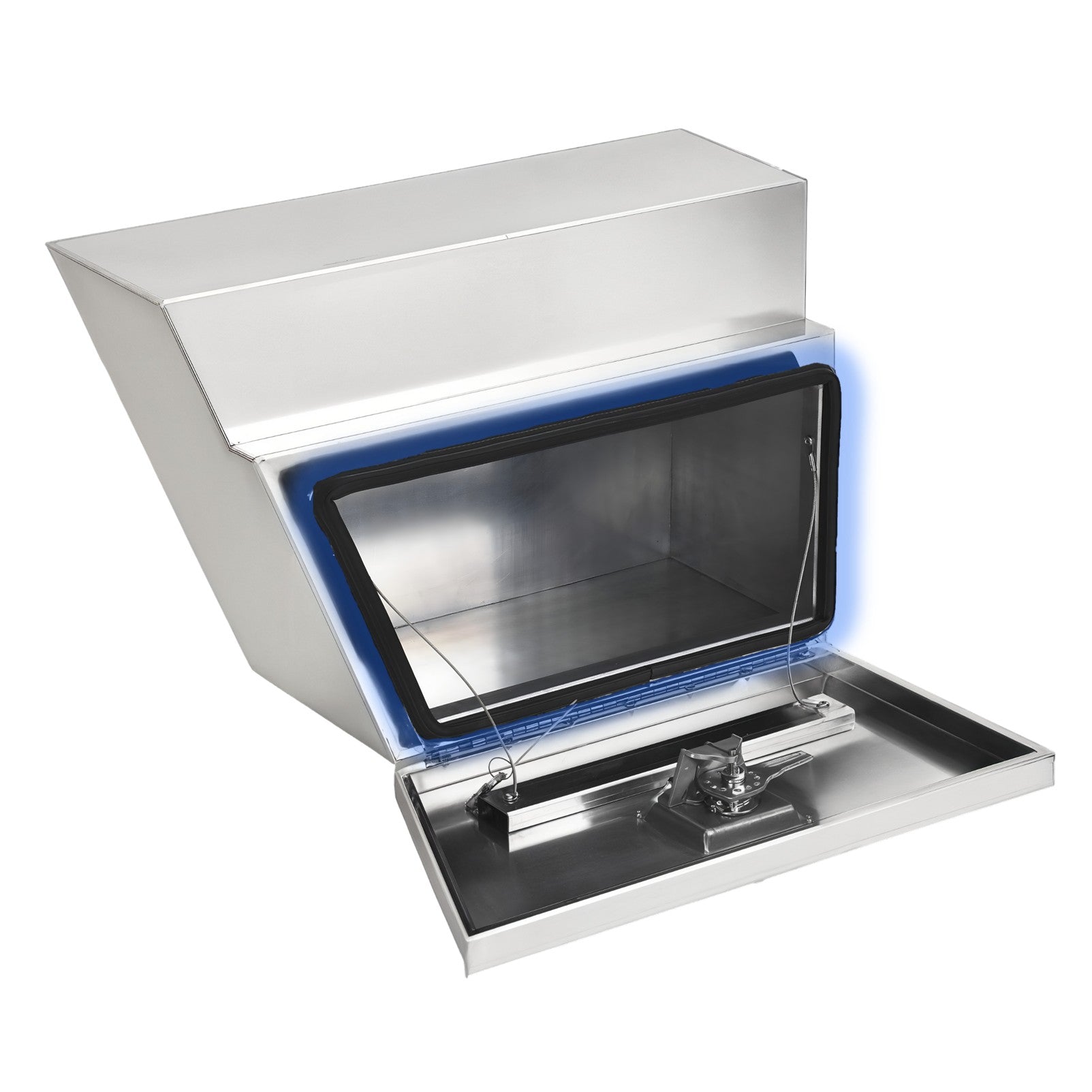 Boximus 600mm Tapered Under Tray Ute Tool Boxes | Sealed Toolbox Aluminium Pair Set