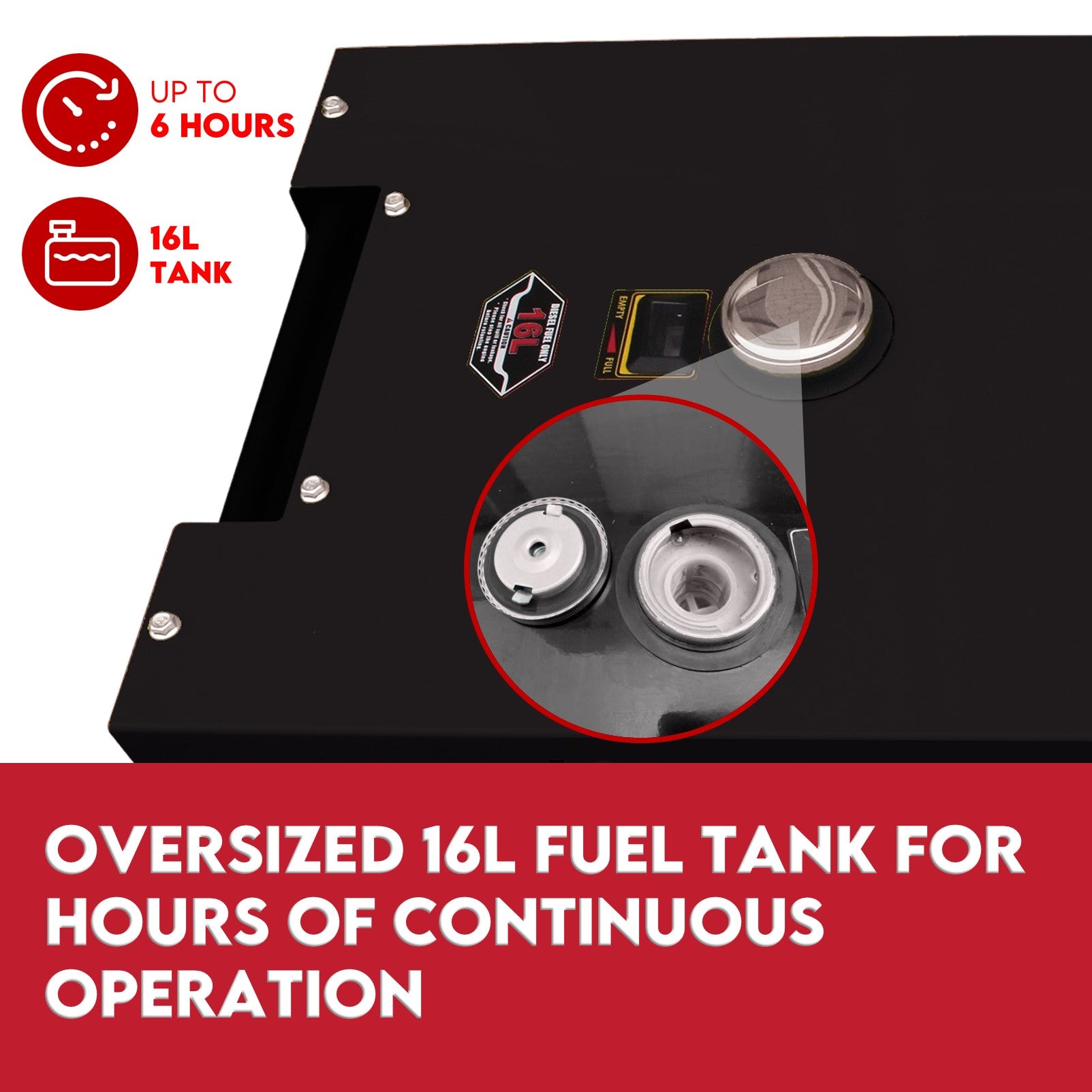 KingTech GTX69000 6kW Continuous Silent Diesel Generator 8.4 kVA Output Electric Start