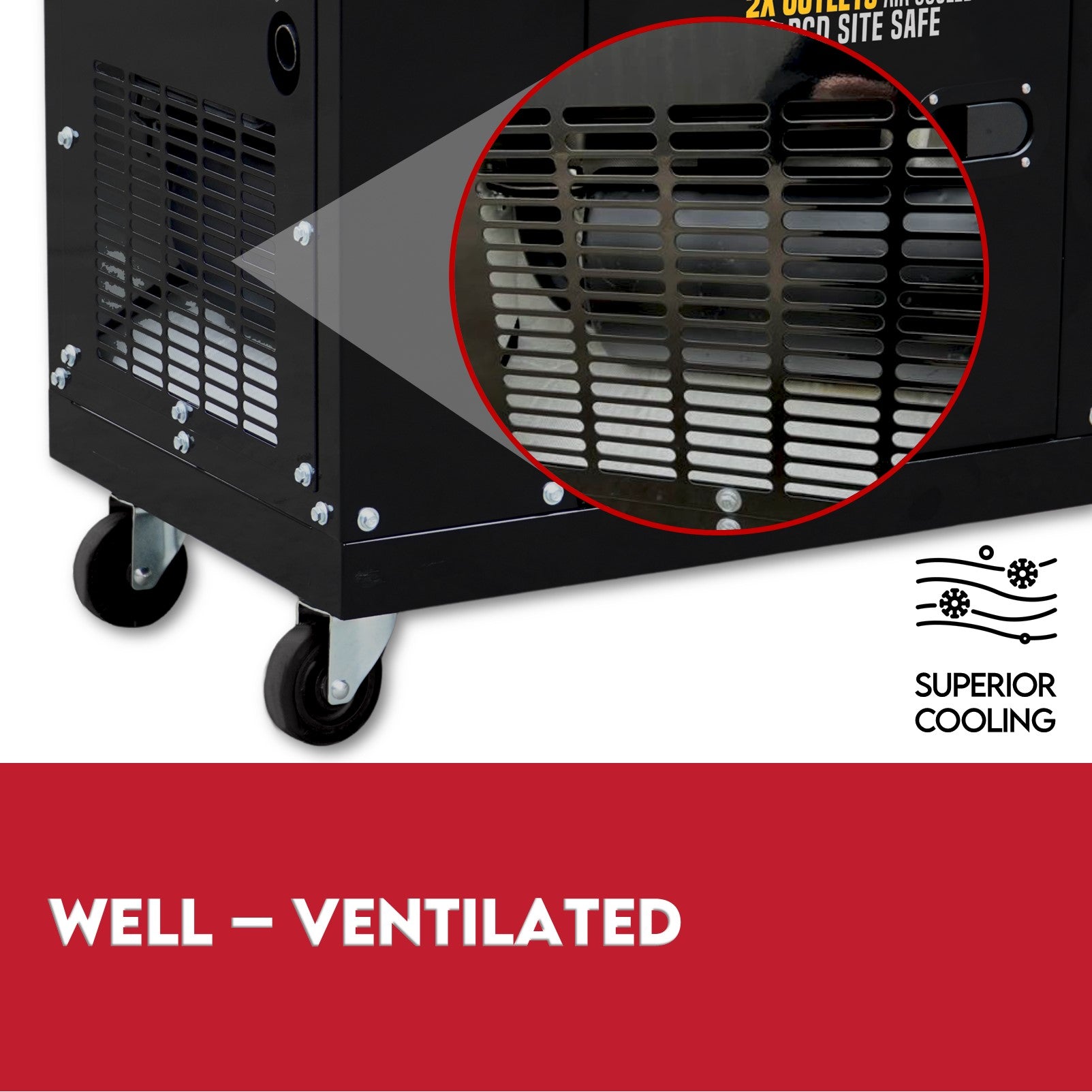 KingTech GTX69000 6kW Continuous Silent Diesel Generator 8.4 kVA Output Electric Start