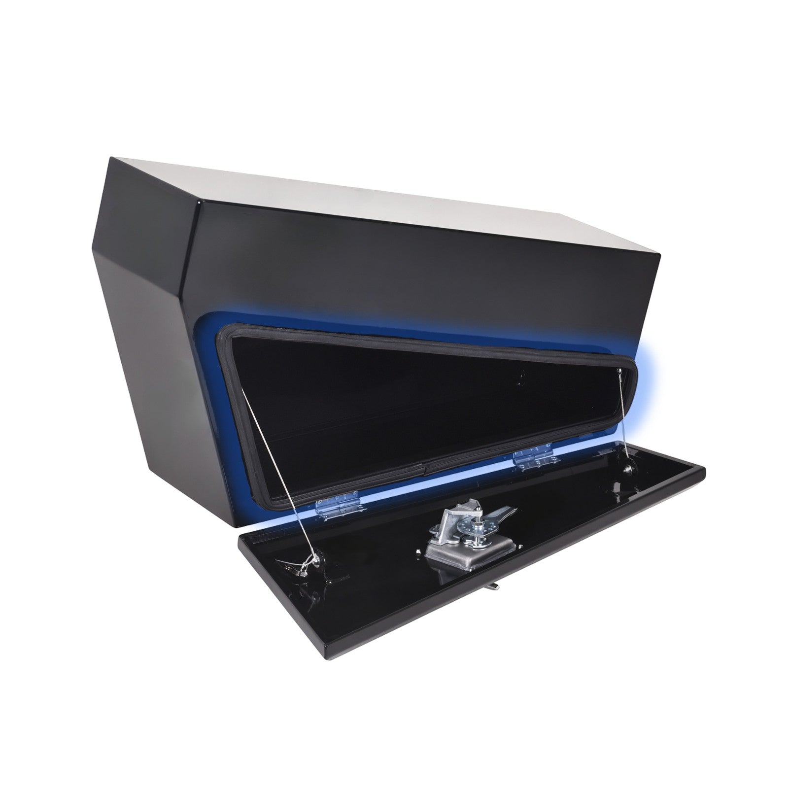 Boximus 750mm Steel Under Tray Ute Tool Box Pair | Black Toolbox Set Powder-Coated & Sealed