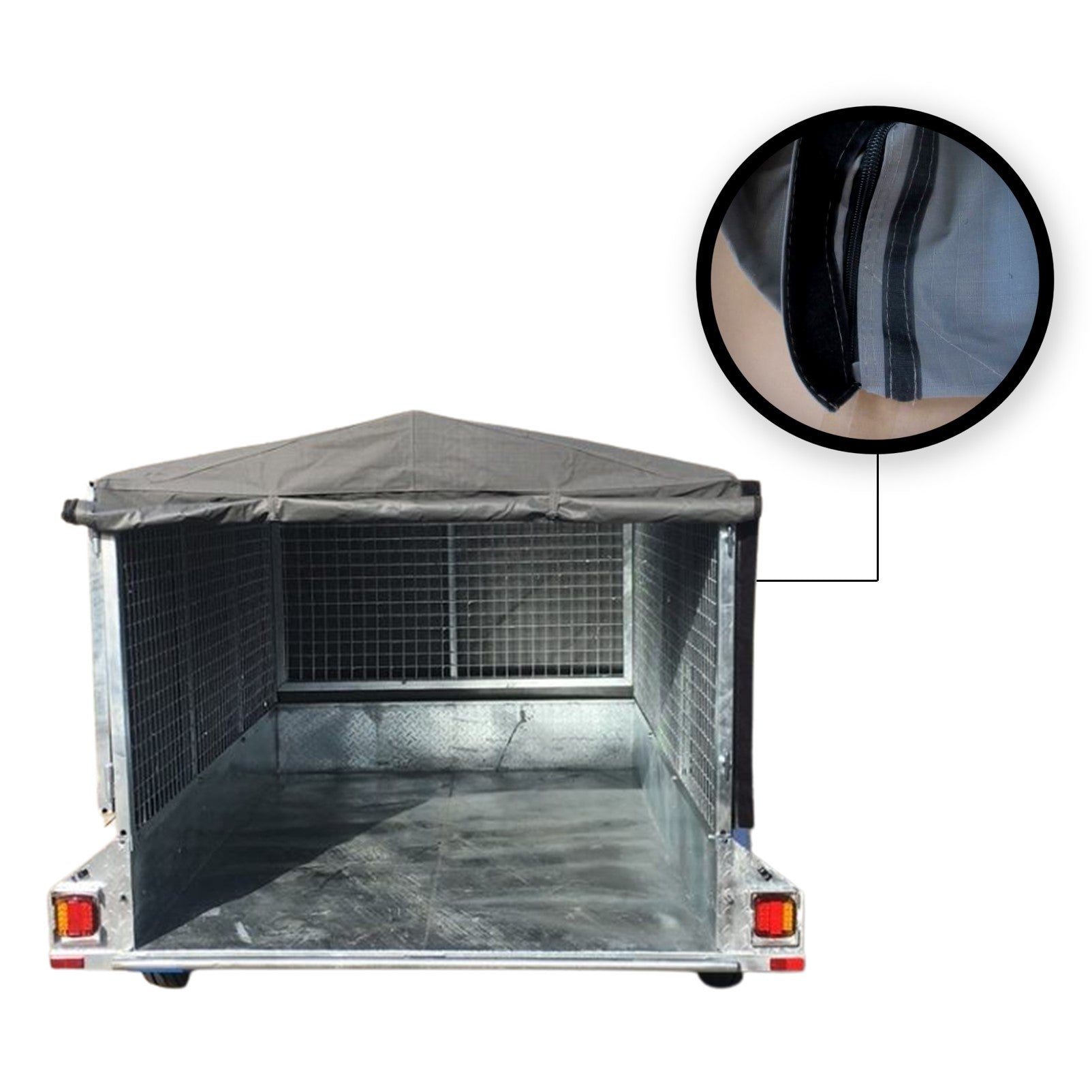 Trailer Cage 7x4 - 600 mm PVC Cover Weatherproof Protection | UV-Resistant