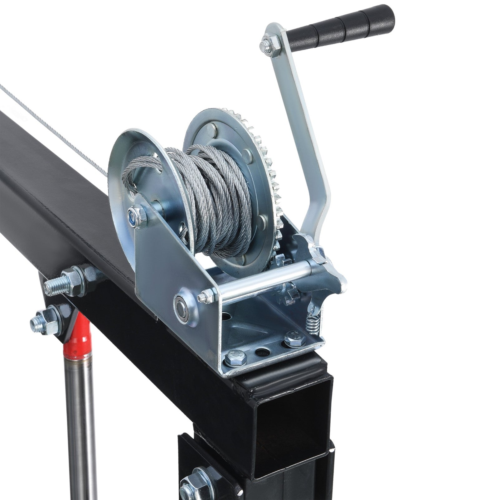 Fiernero 900 kg Hydraulic Swivel Pickup Crane | 360° Rotation & Telescopic Boom for Ute