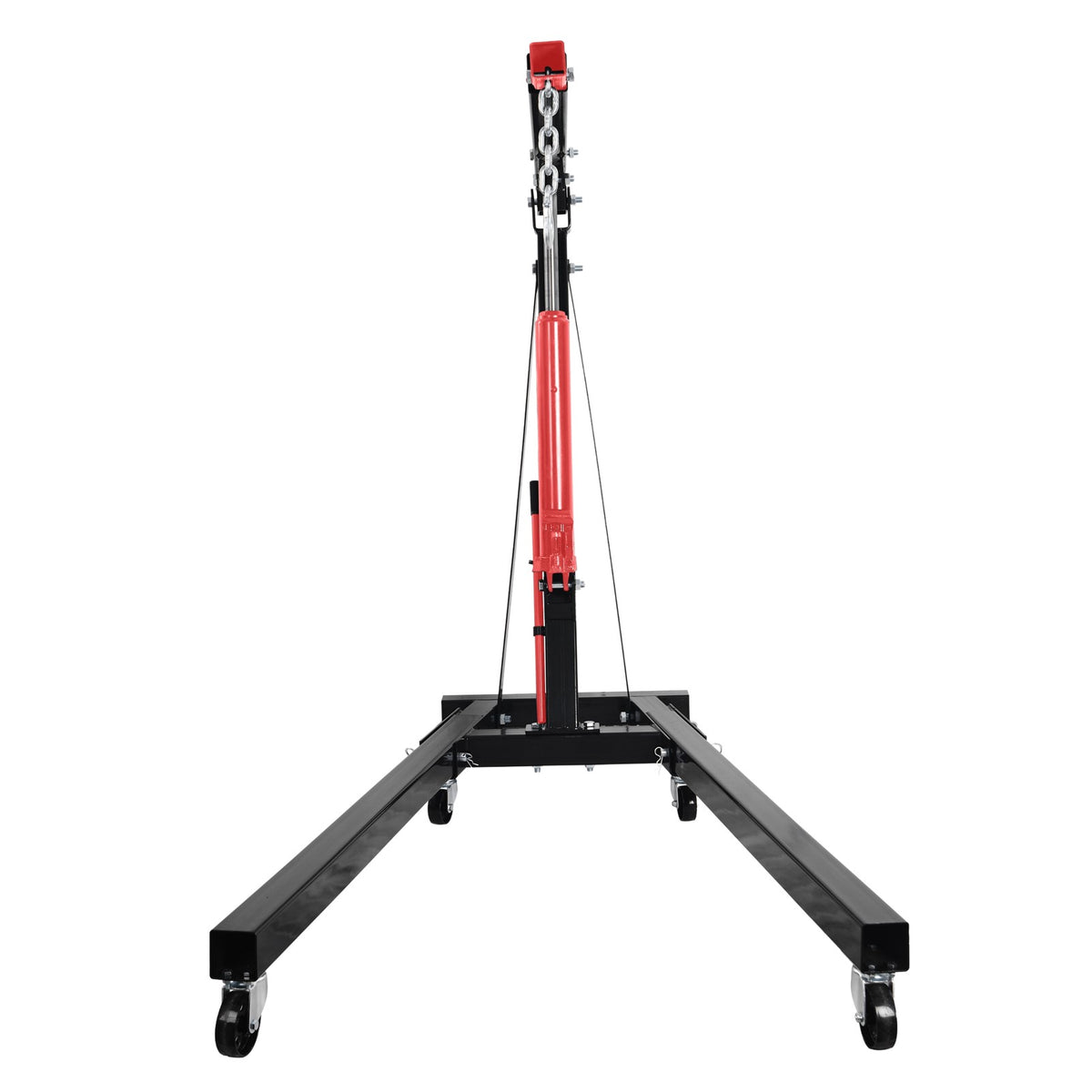 Fiernero 2000 KG Heavy-Duty Folding Engine Crane 2 Ton Hoist | 4-Position Telescopic Boom