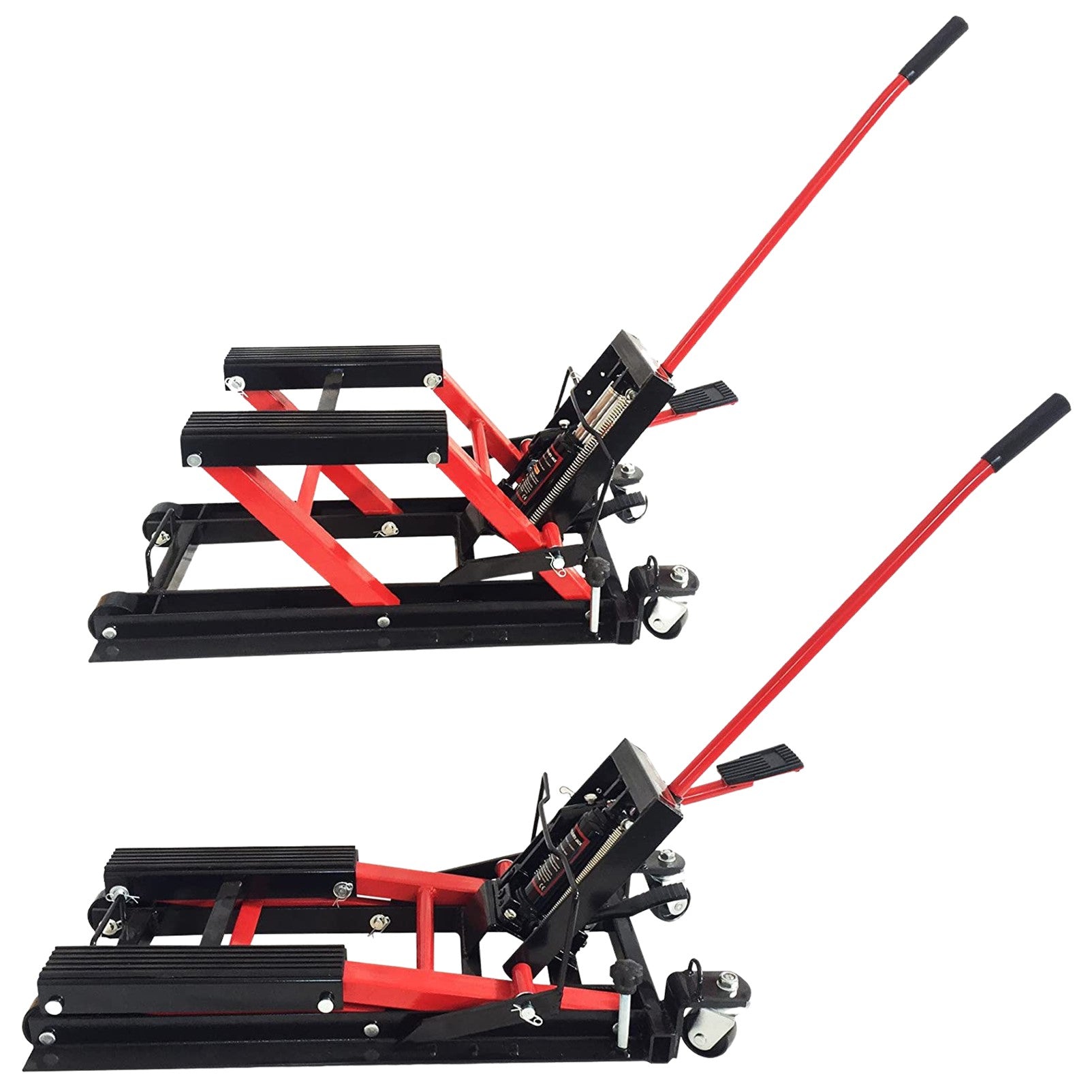 Fiernero 680 kg Hydraulic Scissor Lift for Motorcycle & ATV | Foot-Operated, Safety Lock Bar