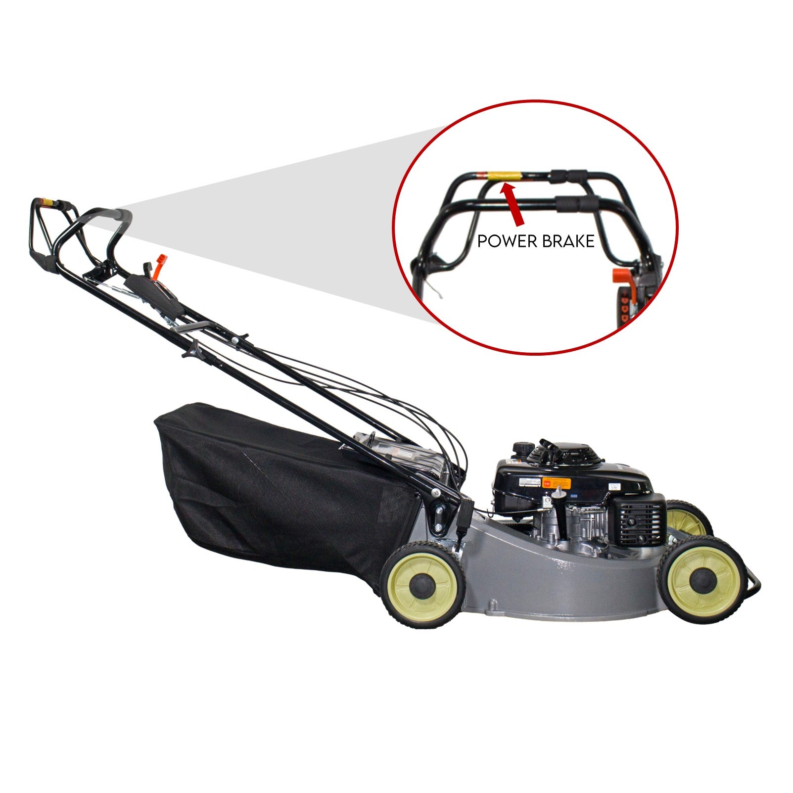 Honda GXV160 5.5HP Lawn Mower Alloy Deck | 3-Speed & 4 Blade Self-Propelled by KingTech