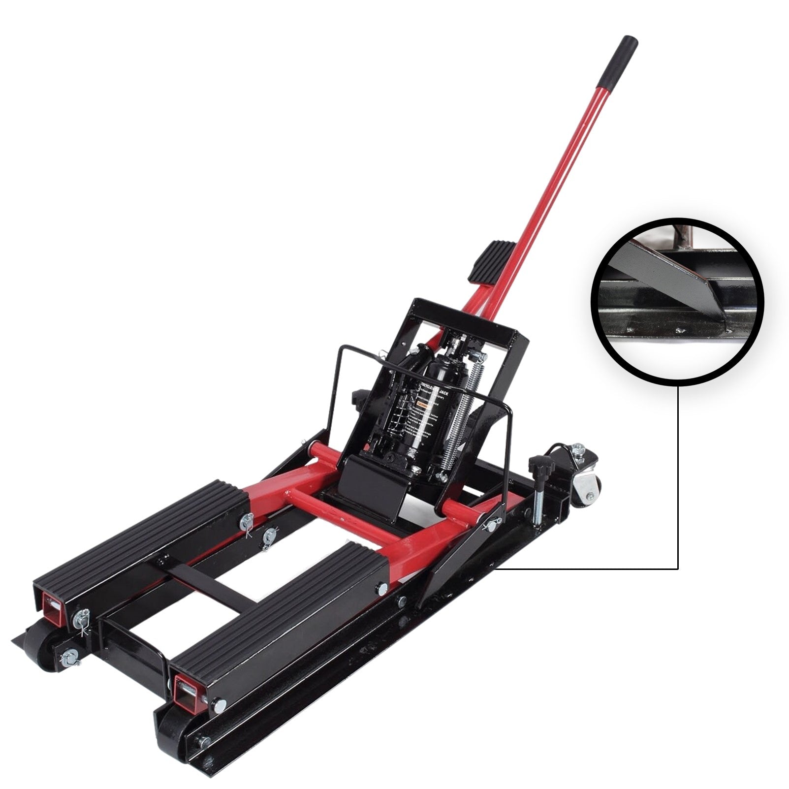 Fiernero 680 kg Hydraulic Scissor Lift for Motorcycle & ATV | Foot-Operated, Safety Lock Bar