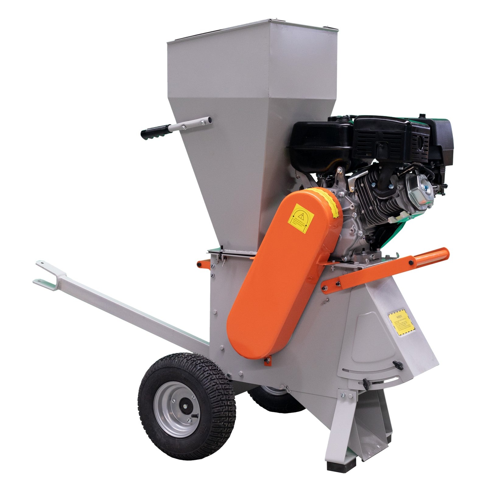 KingTech 15HP Petrol Wood Chipper | 420cc OHV Engine | Commercial Dual-Feed Mulcher