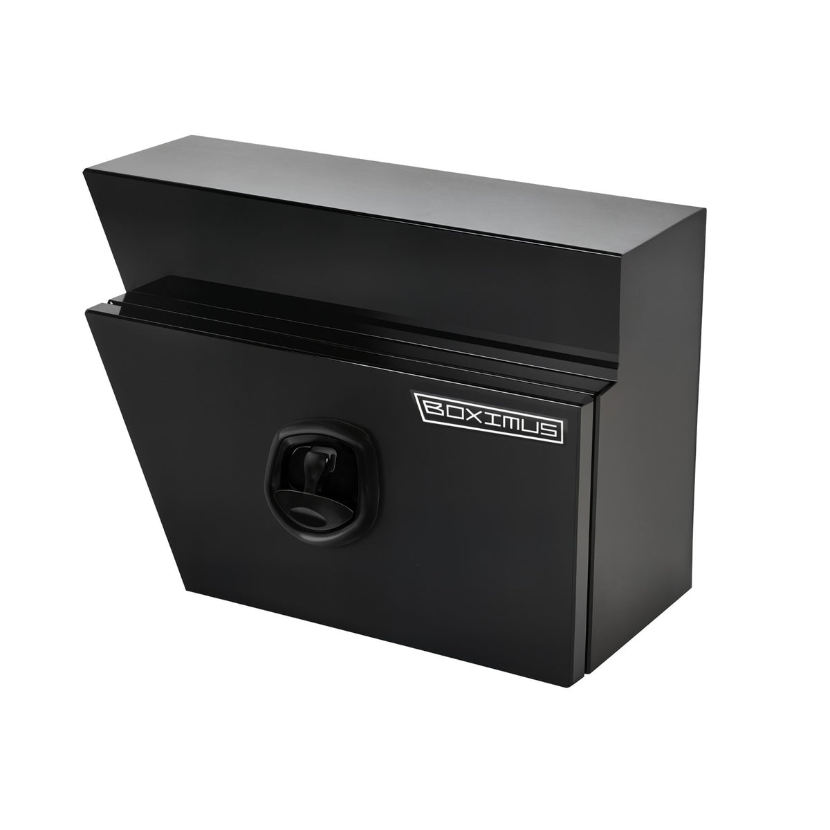Boximus 600mm Black Aluminium Under Tray Ute Tool Boxes | 2mm Sealed Toolbox Pair Set