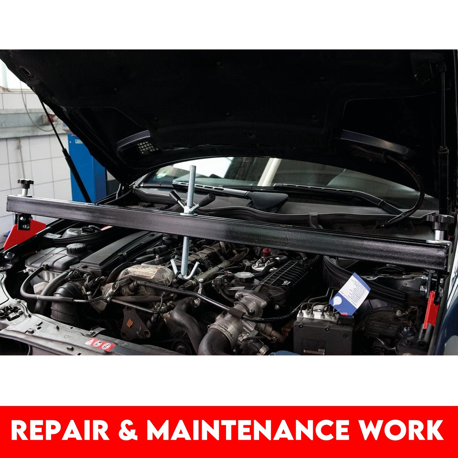 Fiernero Engine Support Beam 500KG (1100 lbs) | Coated Steel 730-1480mm Adjustable Range