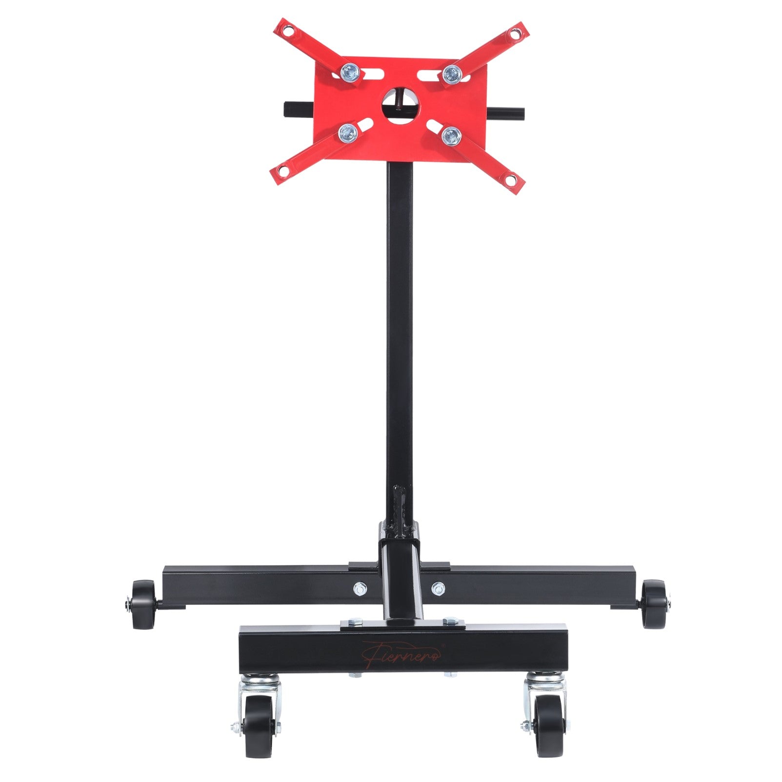 Fiernero 450KG Professional Engine Repair Stand | 360° Rotating Head H-Base Adjustable Arms