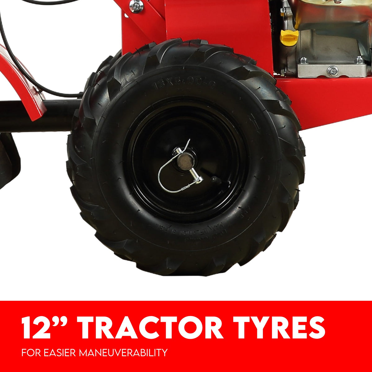 KingTech 7HP Petrol Tiller Cultivator | 212cc 4-Stroke Engine | Garden Soil Rotary Hoe
