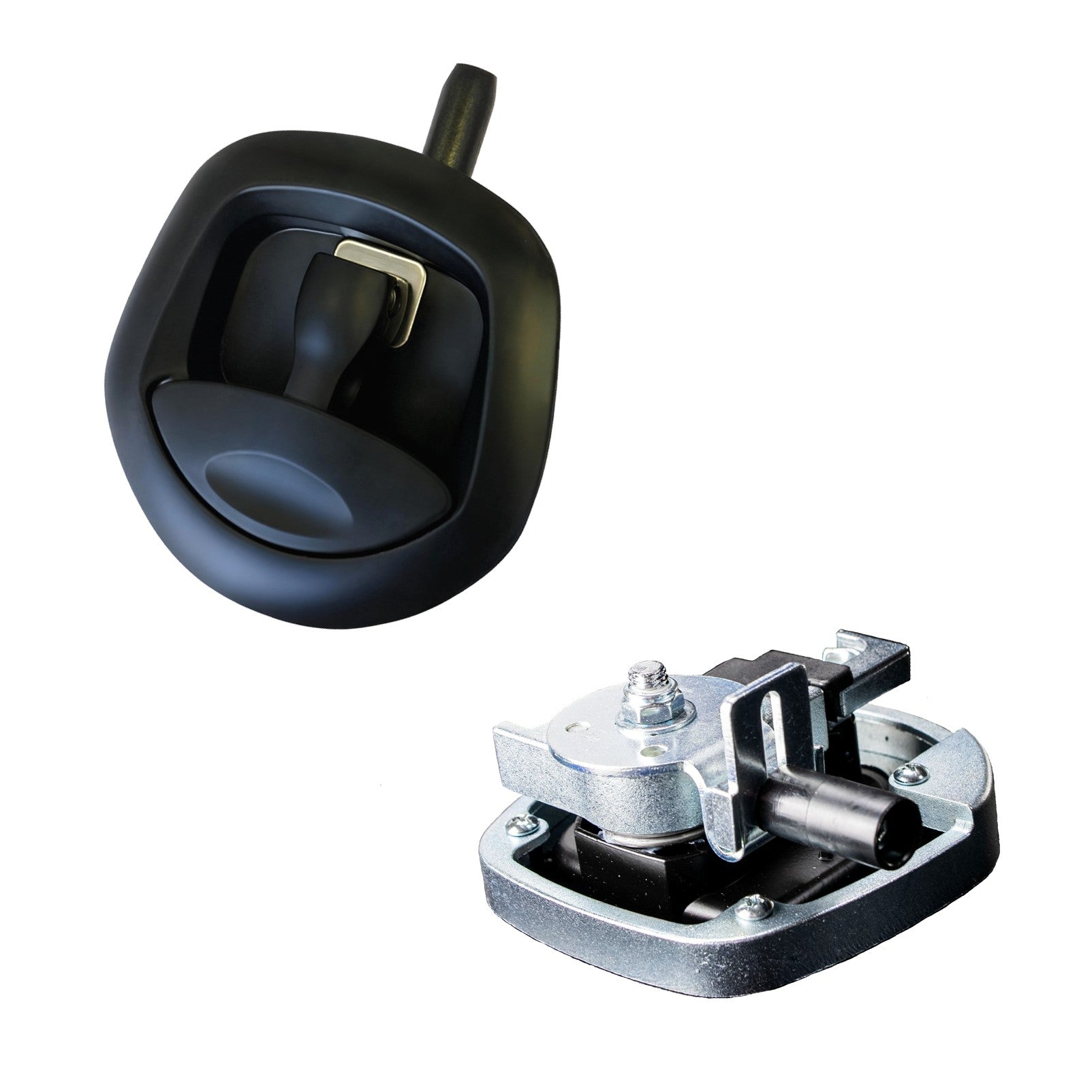 Boximus 600mm Black Aluminium Under Tray Ute Tool Boxes | 1.5mm Sealed Toolbox Pair Set