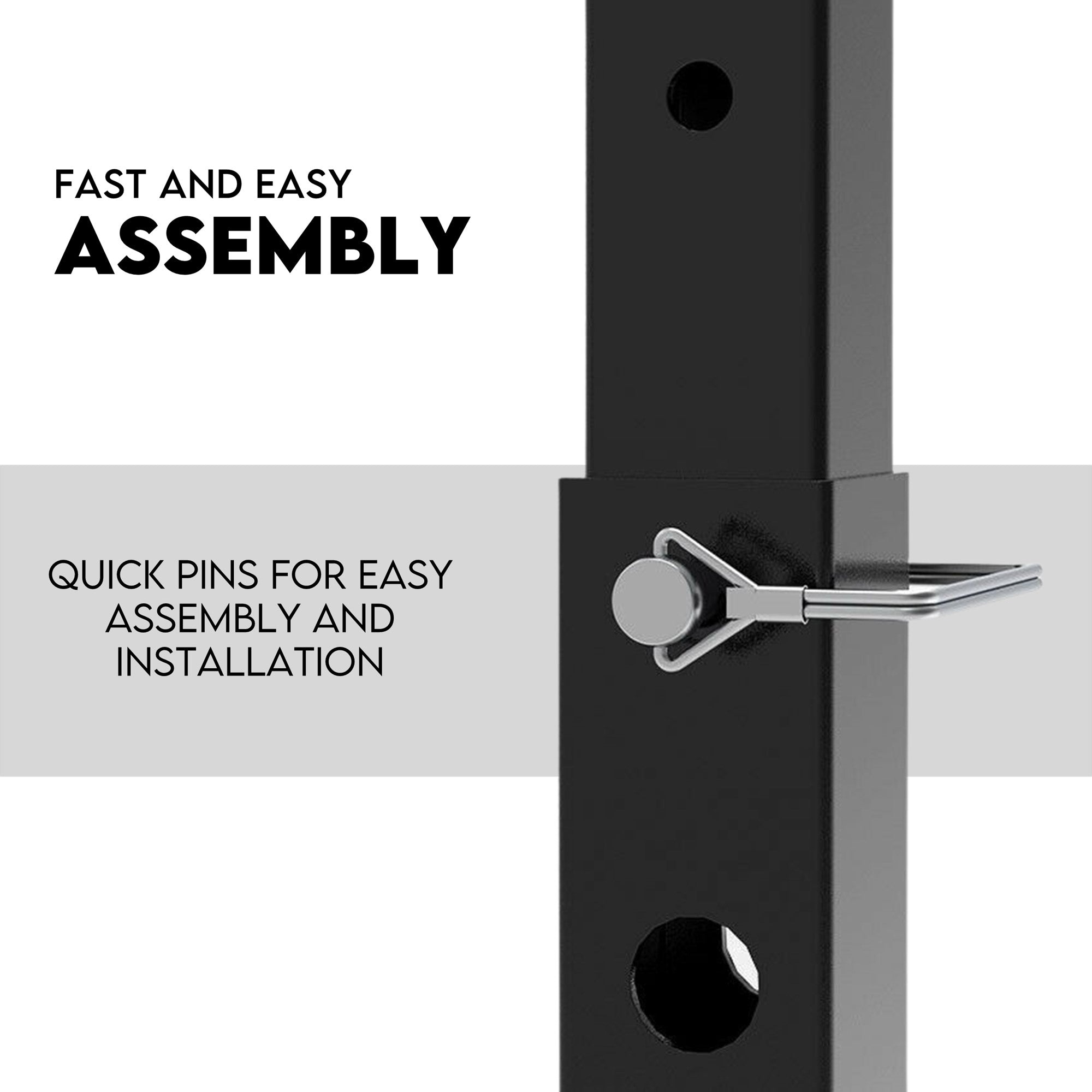 Fiernero Tow Bar Ladder Rack | Adjustable Rear Hitch Mount (50mm) for Utes & Dual Cabs