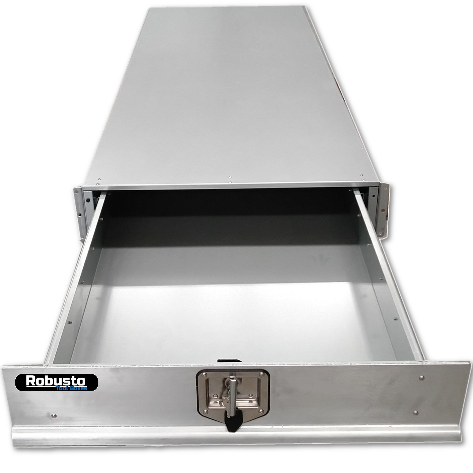 Under Tray Tool Box Trundle Drawer 1500 mm UTE Drawer Dual Extra Cab Toolbox