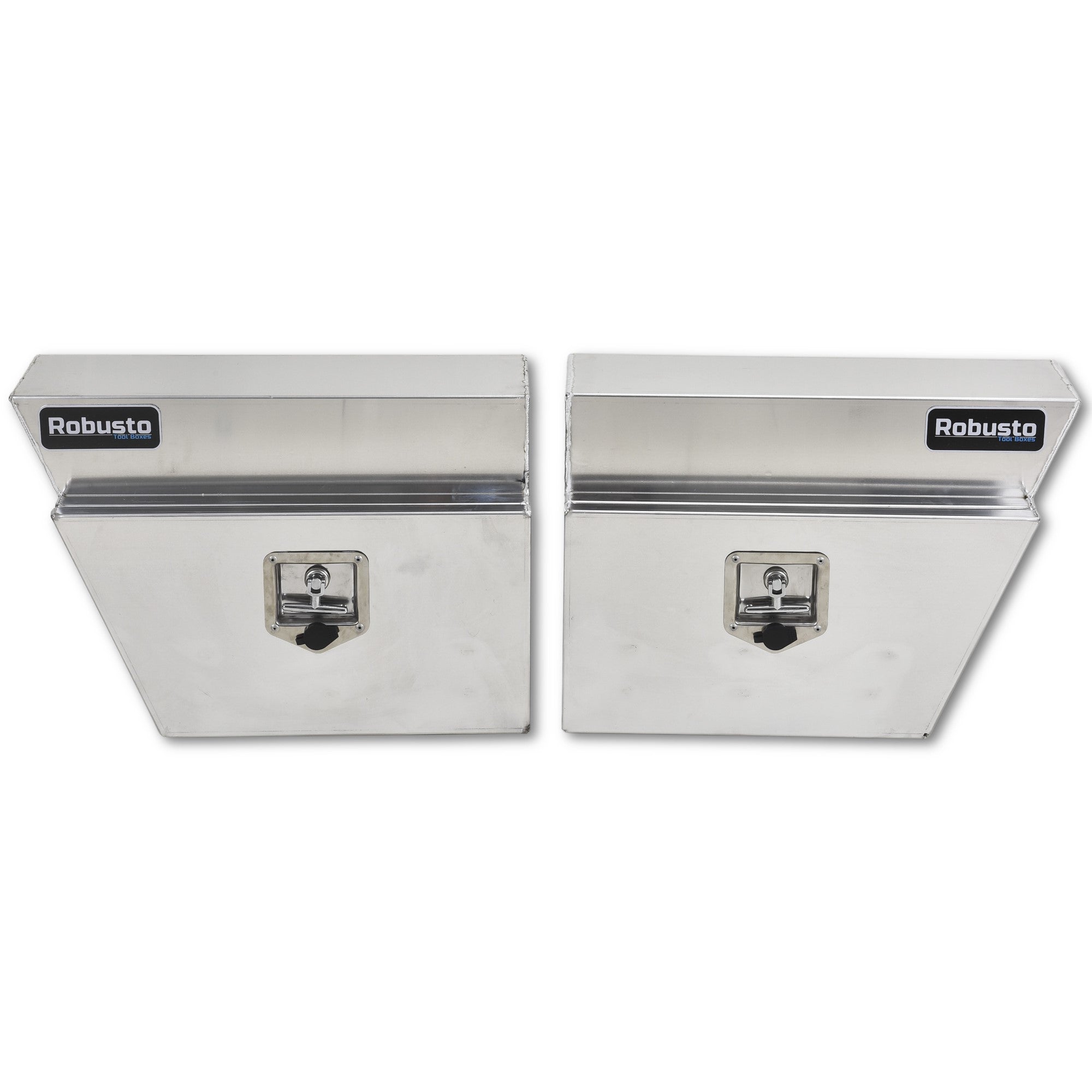 Pair of Under Tray Undertray Tool Box Aluminium Alloy Underbody Toolbox 600mm