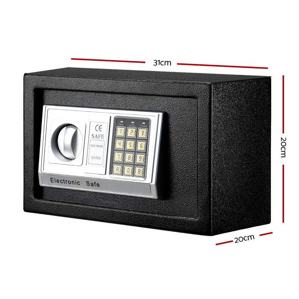 Fireproof Safe 8.5L - Digital Key lock Security