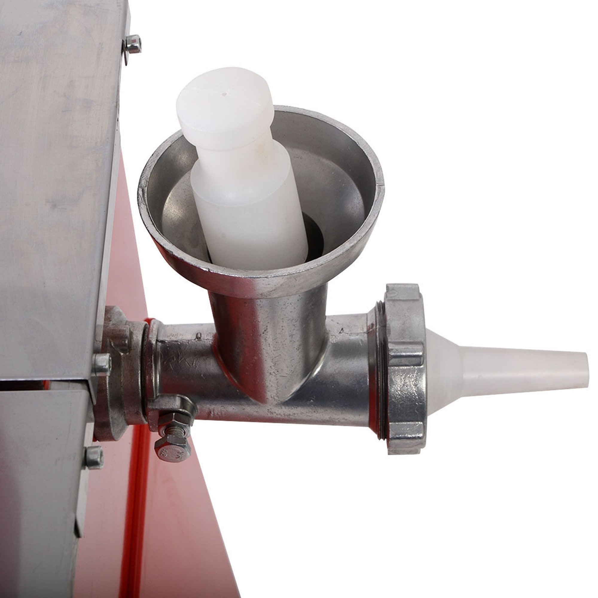 Versatile mincer with sausage stuffing tube