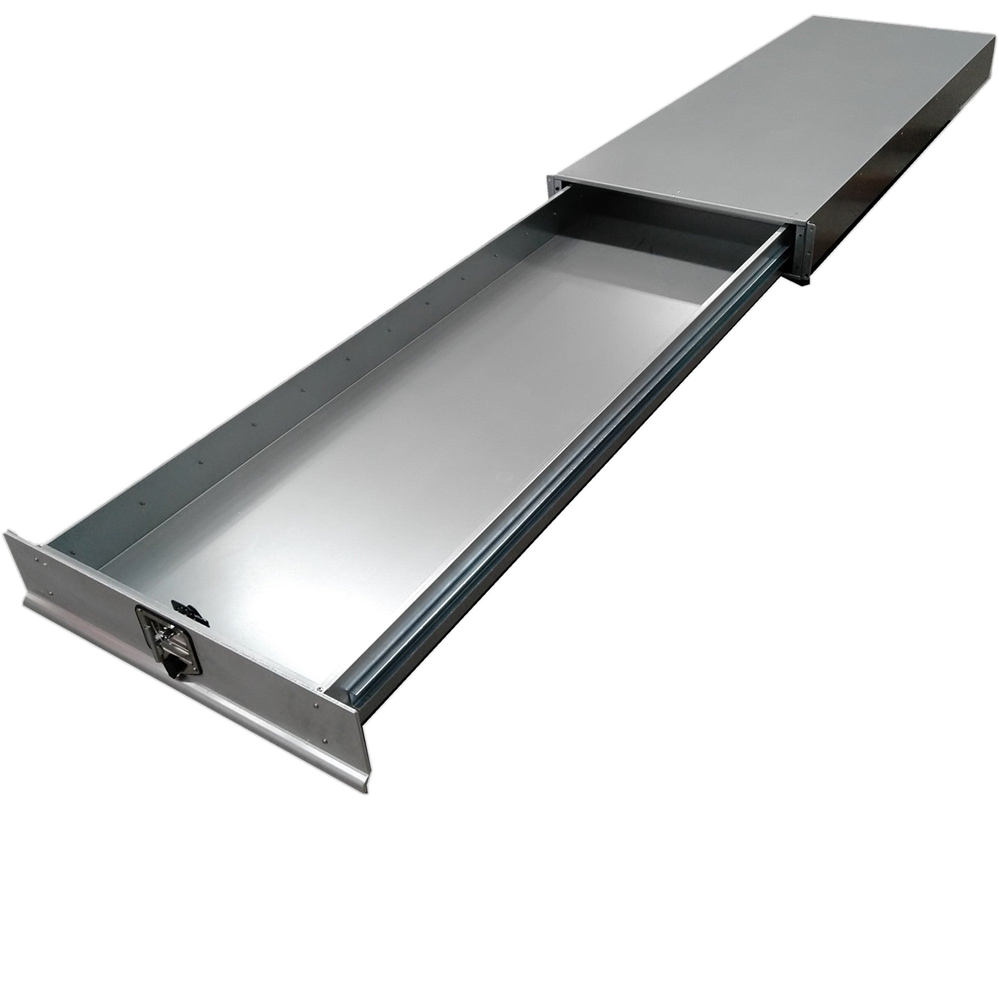 Under Tray Body Tool Box Trundle Drawer 1500mm Long UTE Extra Truck ToolBox