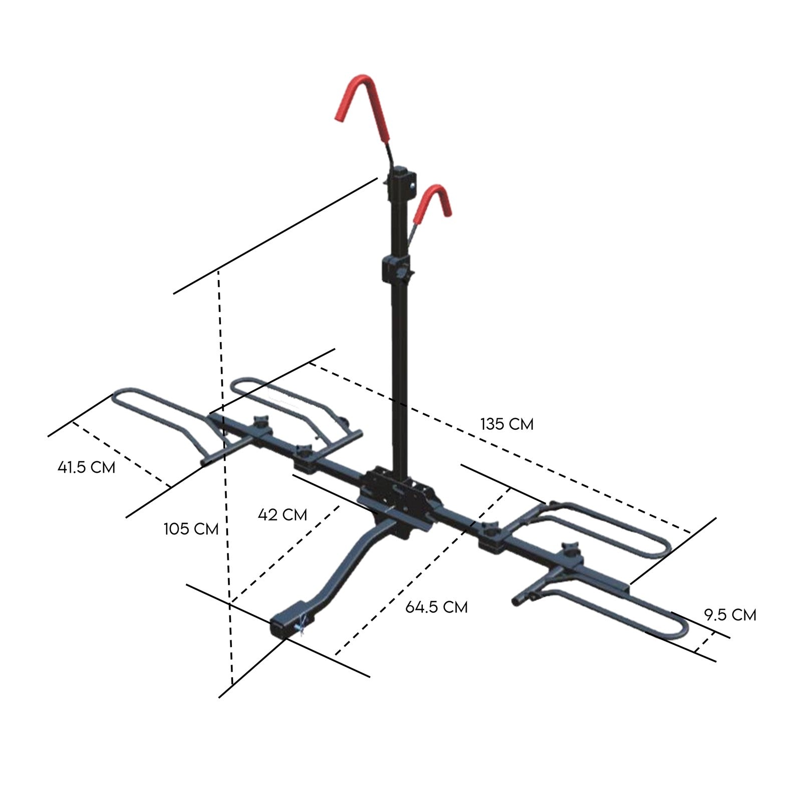 2 E Bike Carrier 45KG