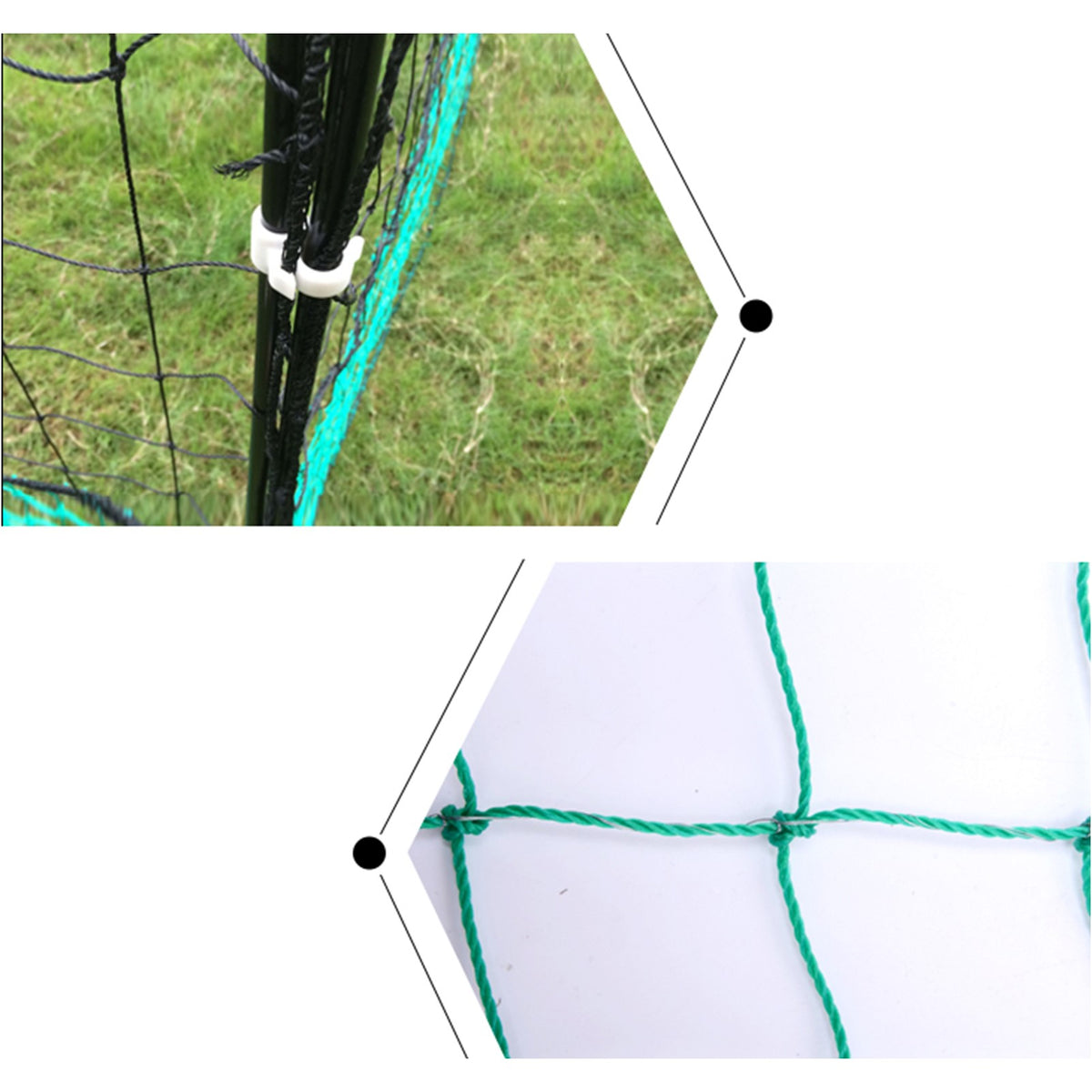 60m Electric Chicken Netting Fence | 115cm High, Predator-Proof Poultry Net Kit (20 Posts)