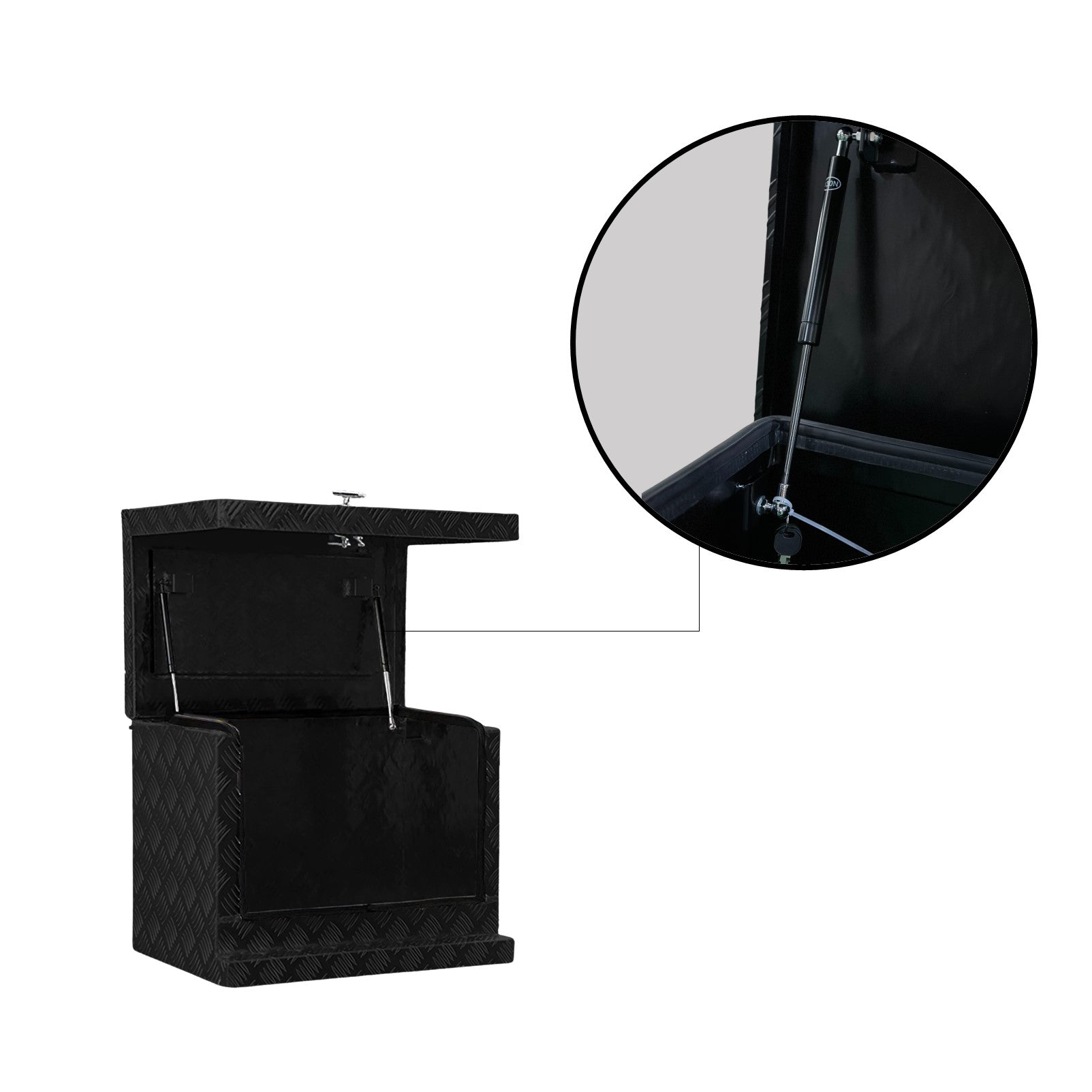 Aluminium Generator Toolbox Black