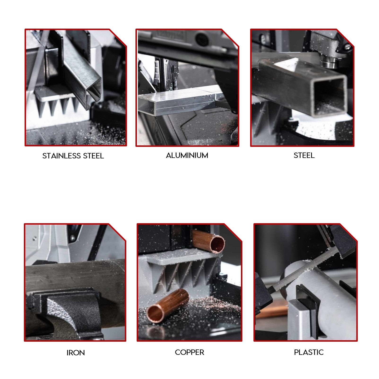 KingTech 1200W Portable Metal Band Saw | 127mm Cut-Off Capacity | Incl. Bench Stand