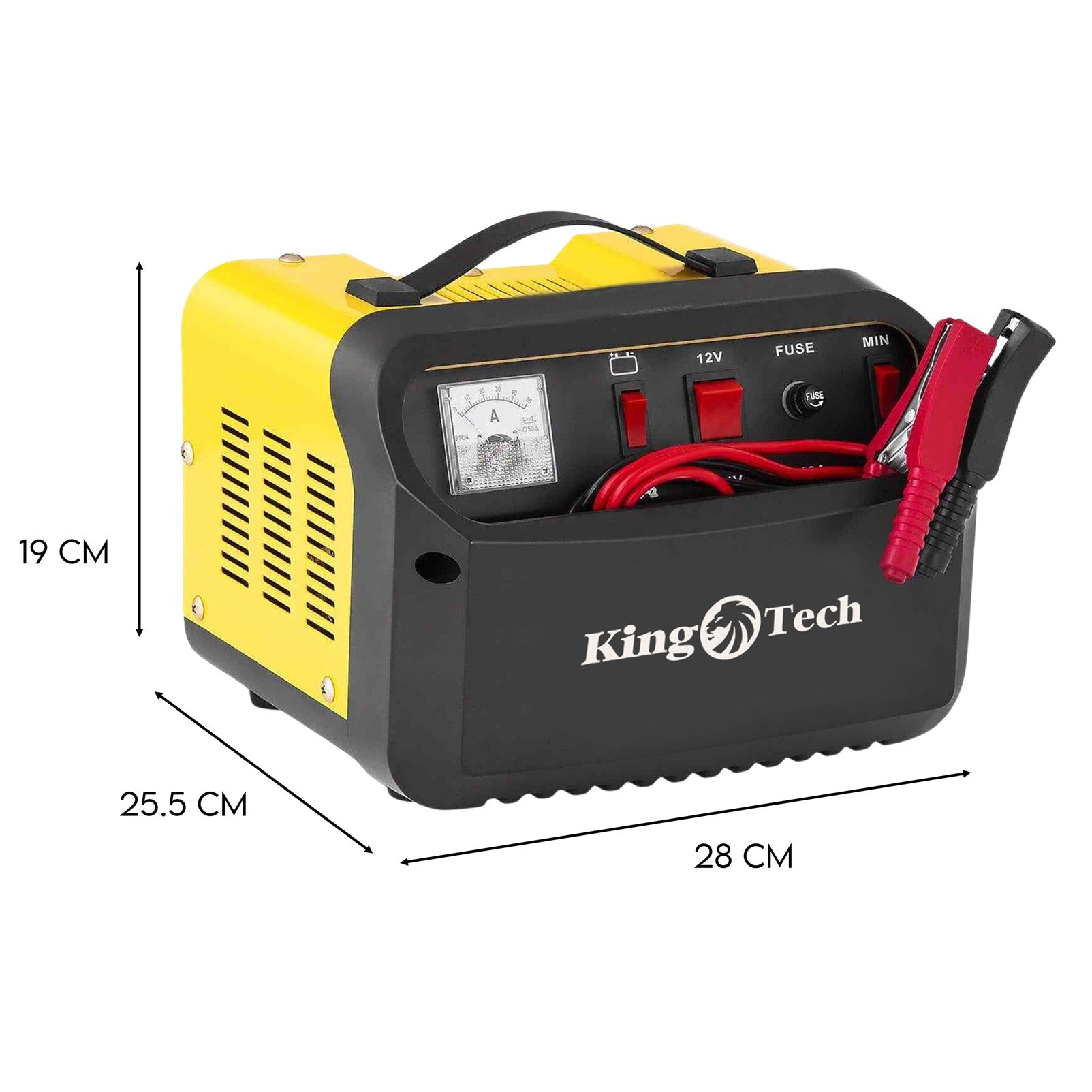 KingTech 2-in-1 Charger & Jump Starter | Pulse Repair Tech for 12V & 24V Batteries (DX55)