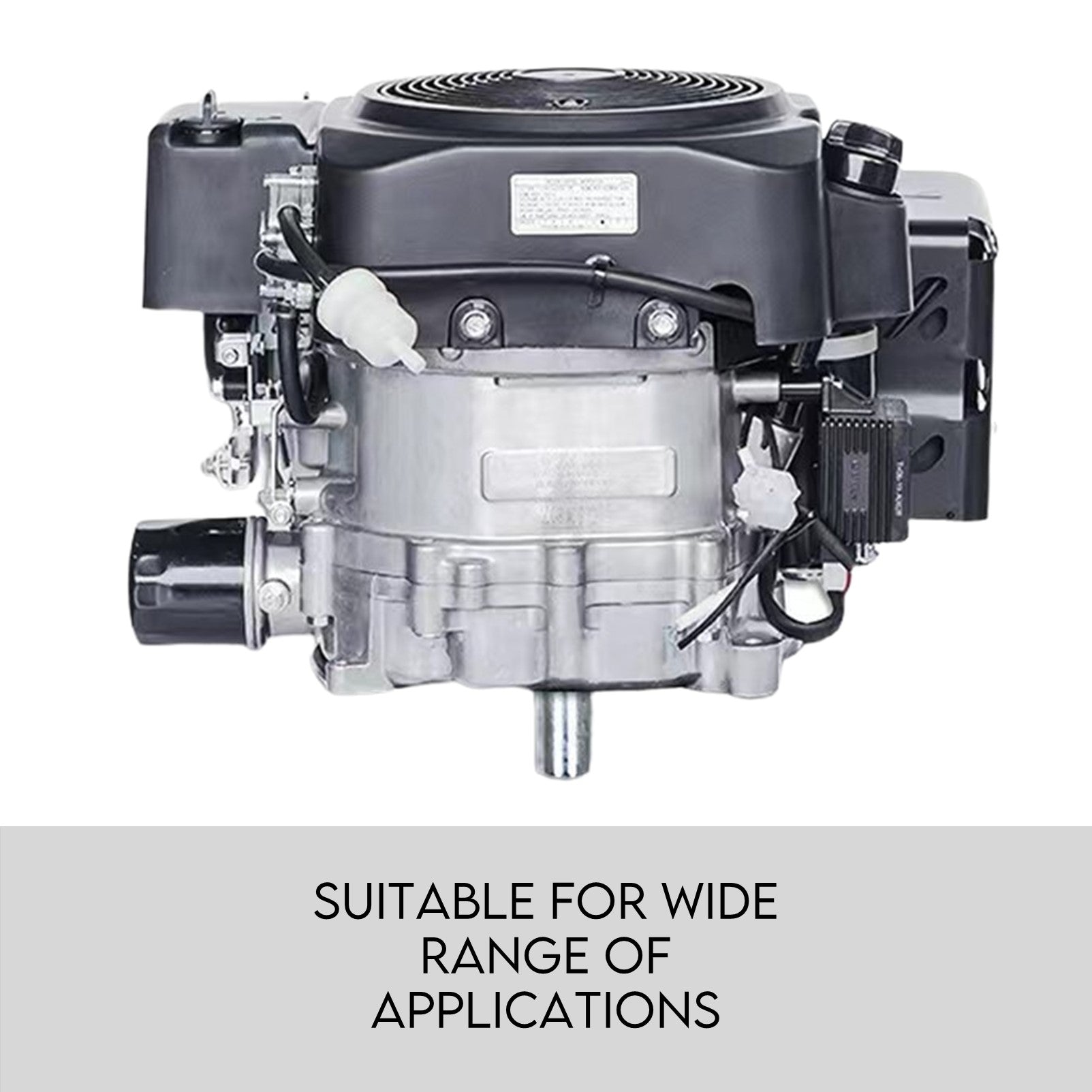 KingTech 16HP Vertical Shaft Engine | 450cc 4-Stroke OHV | Cast-Iron Bore Electric Start Motor