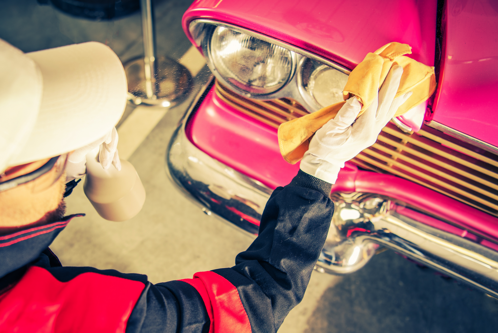 classic car restoration detailing